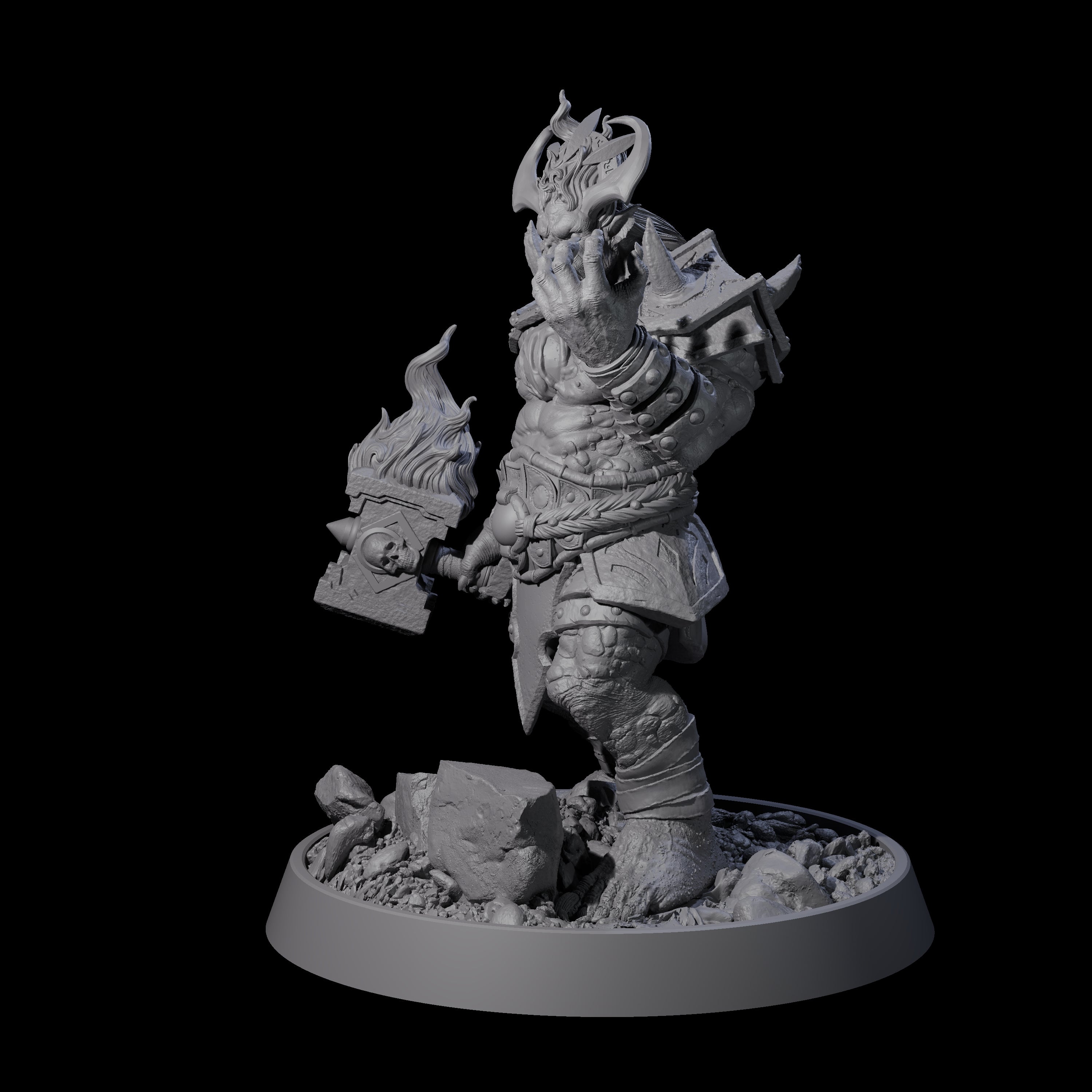 Legionnaire of Hel C Miniature for Dungeons and Dragons, Pathfinder or other TTRPGs
