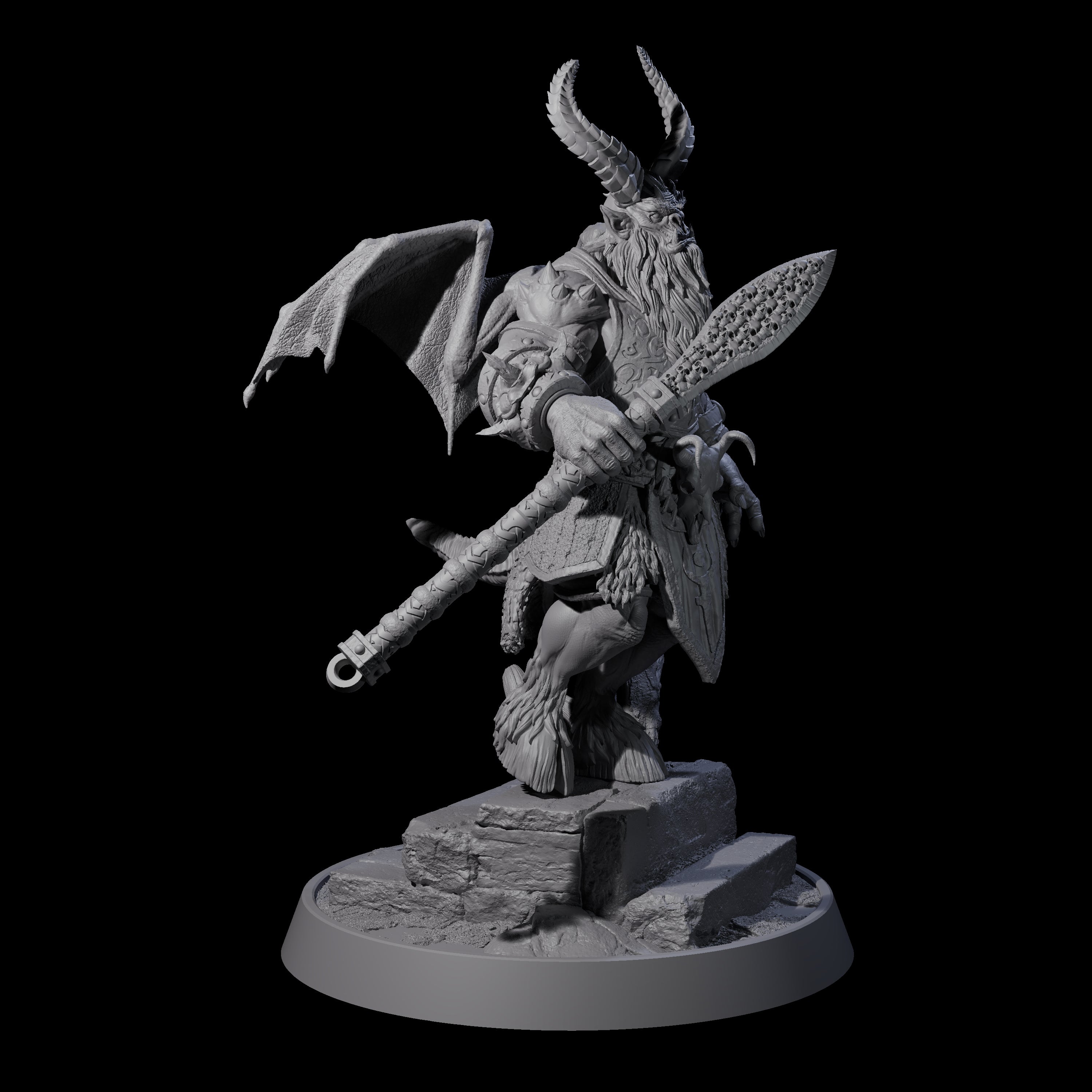 Legionnaire of Hel D Miniature for Dungeons and Dragons, Pathfinder or other TTRPGs