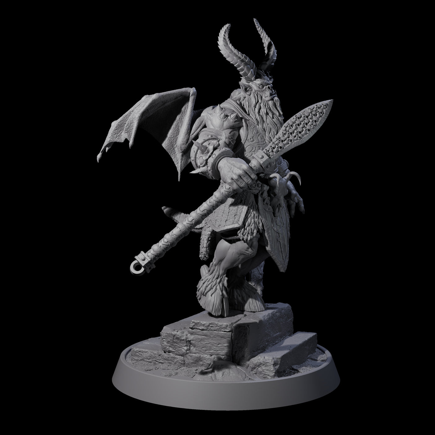 Legionnaire of Hel D Miniature for Dungeons and Dragons, Pathfinder or other TTRPGs