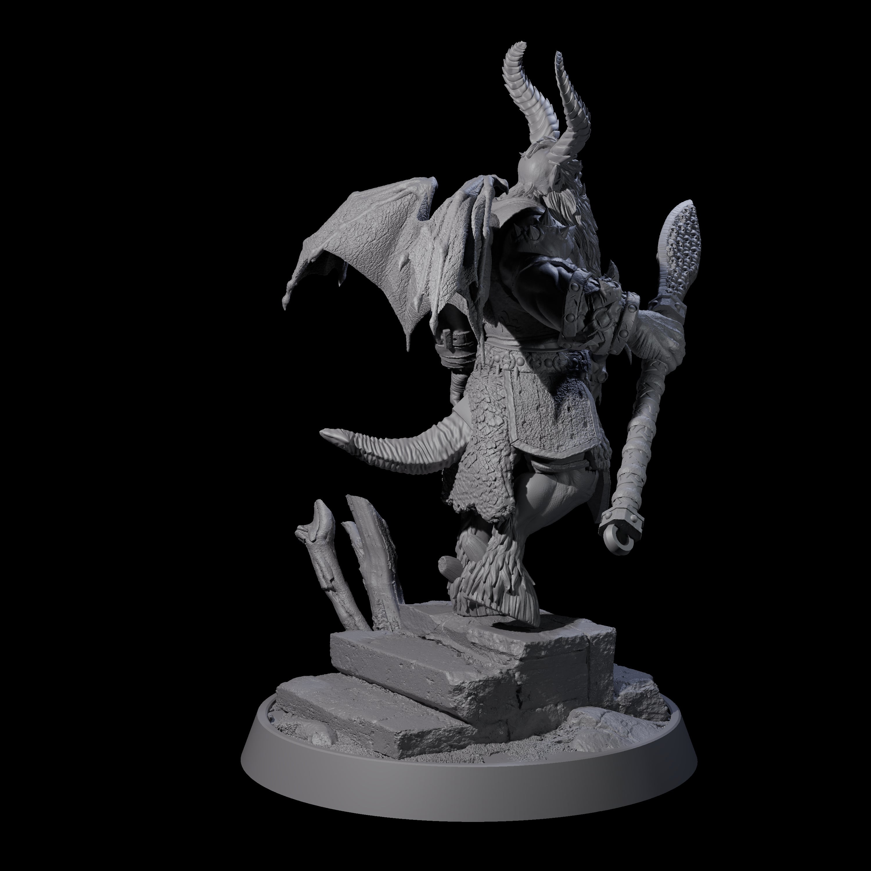 Legionnaire of Hel D Miniature for Dungeons and Dragons, Pathfinder or other TTRPGs