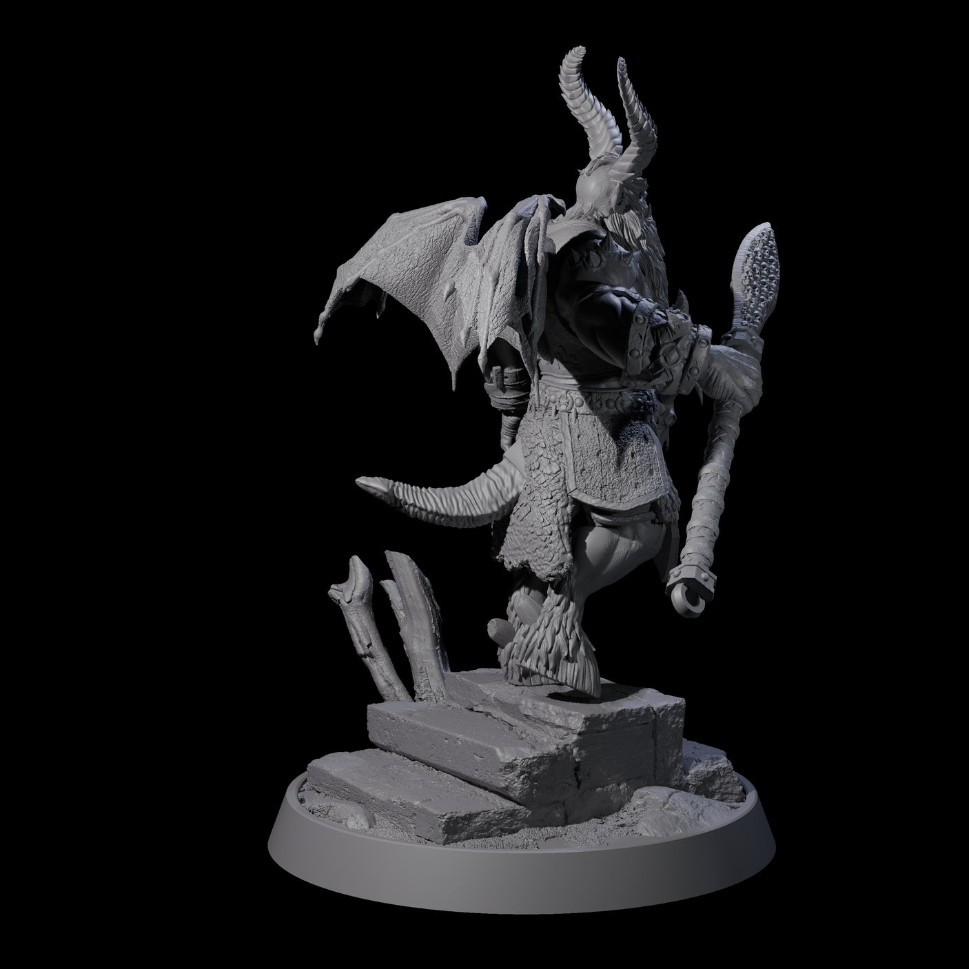 Legionnaire of Hel D Miniature for Dungeons and Dragons, Pathfinder or other TTRPGs