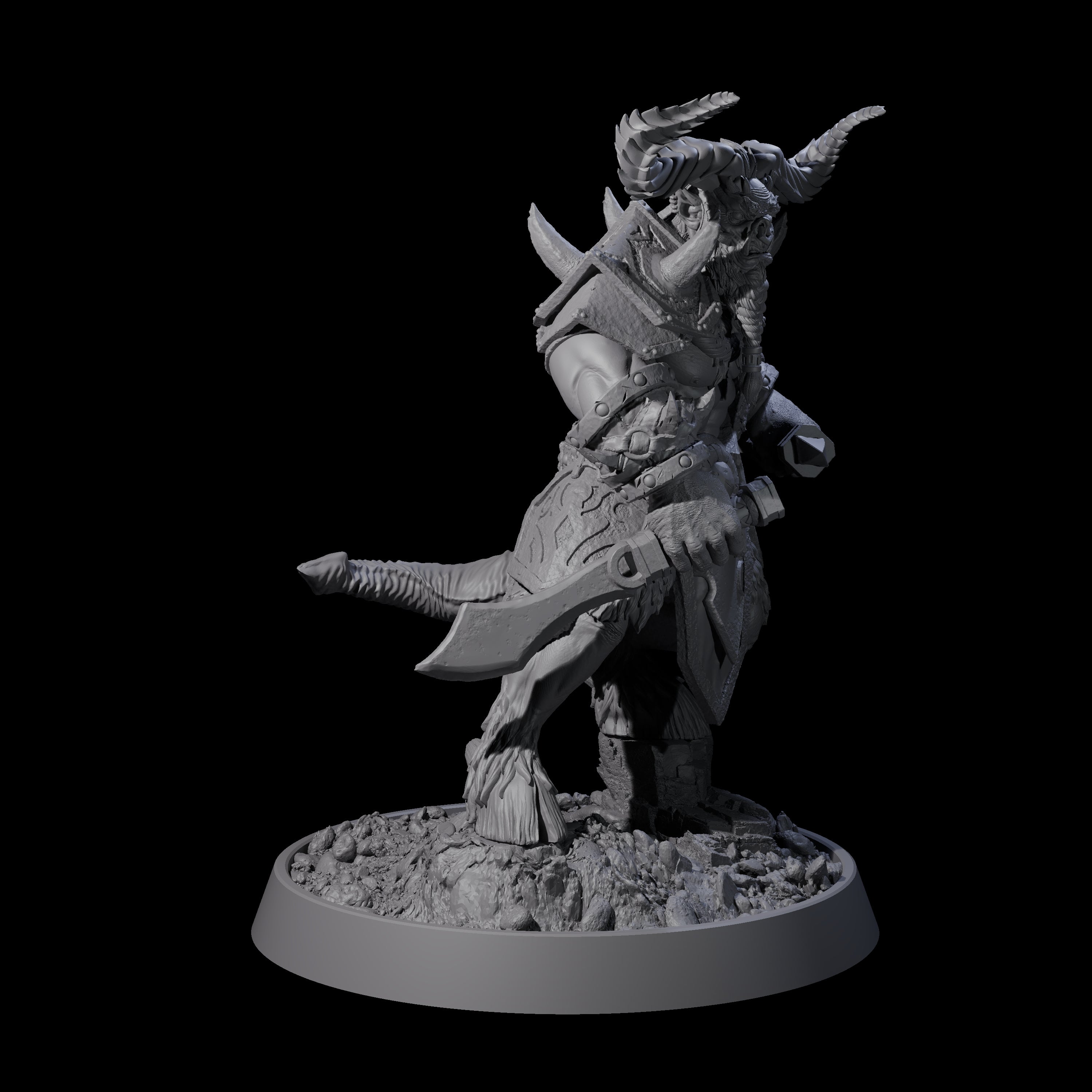 Legionnaire of Hel E Miniature for Dungeons and Dragons, Pathfinder or other TTRPGs