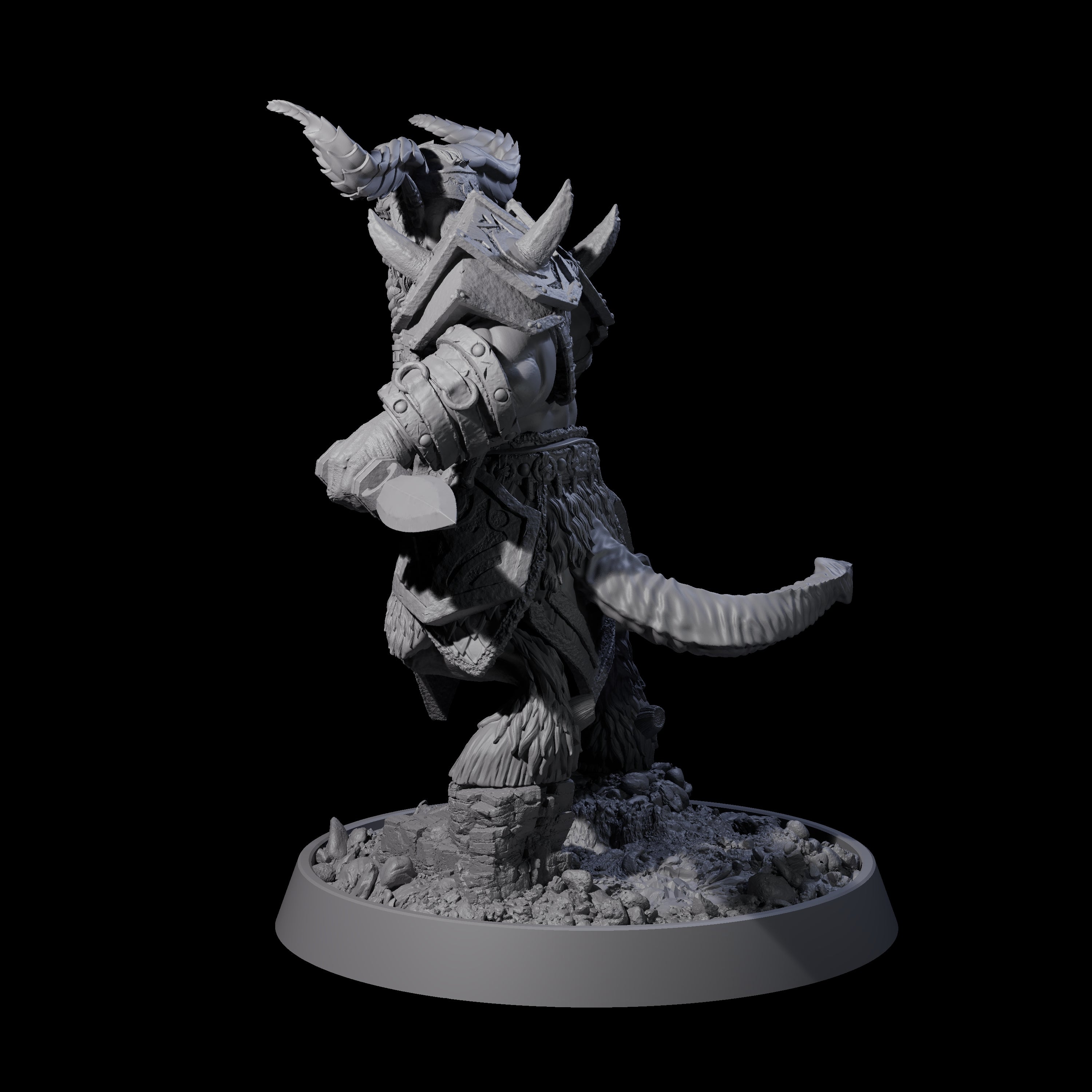 Legionnaire of Hel E Miniature for Dungeons and Dragons, Pathfinder or other TTRPGs
