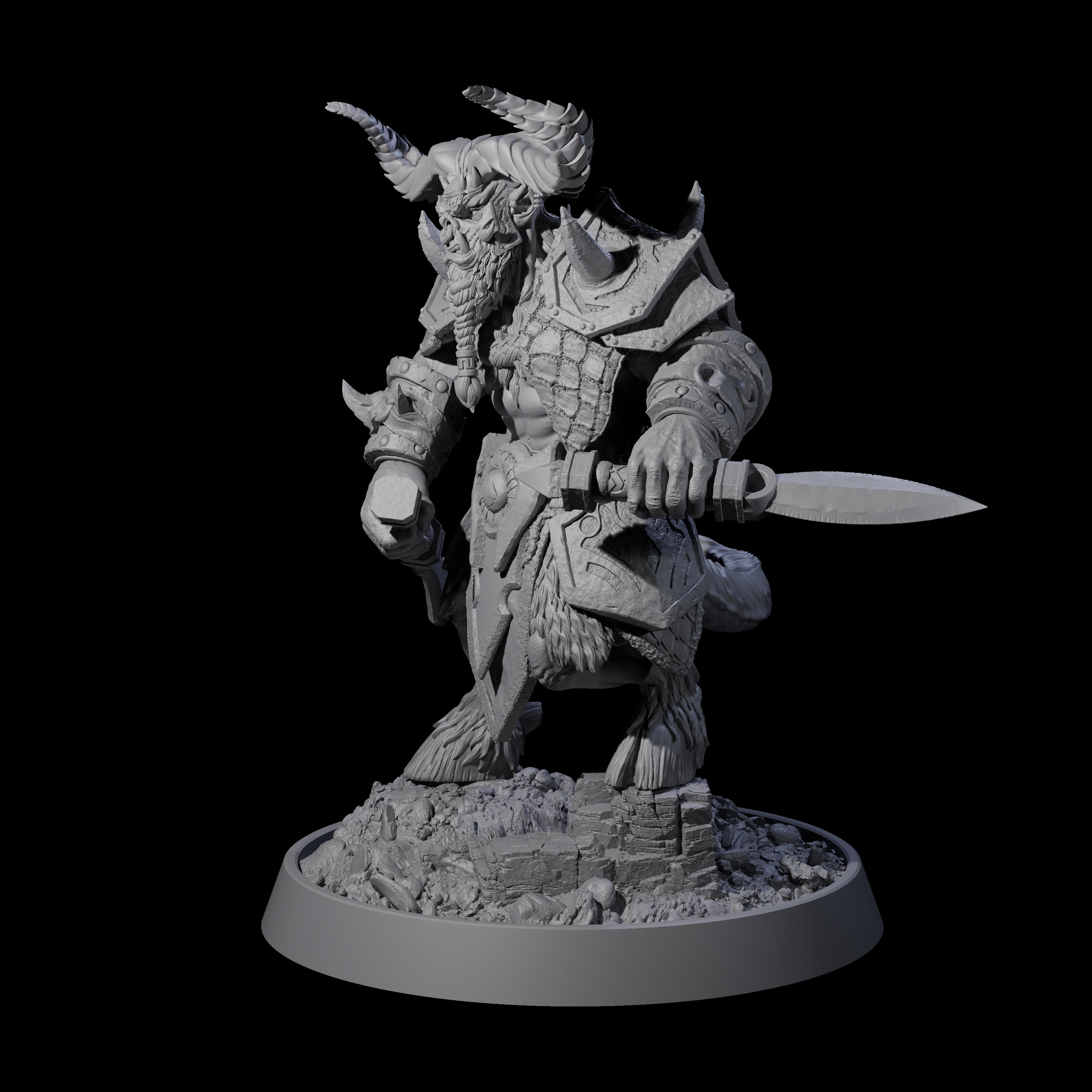 Legionnaire of Hel E Miniature for Dungeons and Dragons, Pathfinder or other TTRPGs