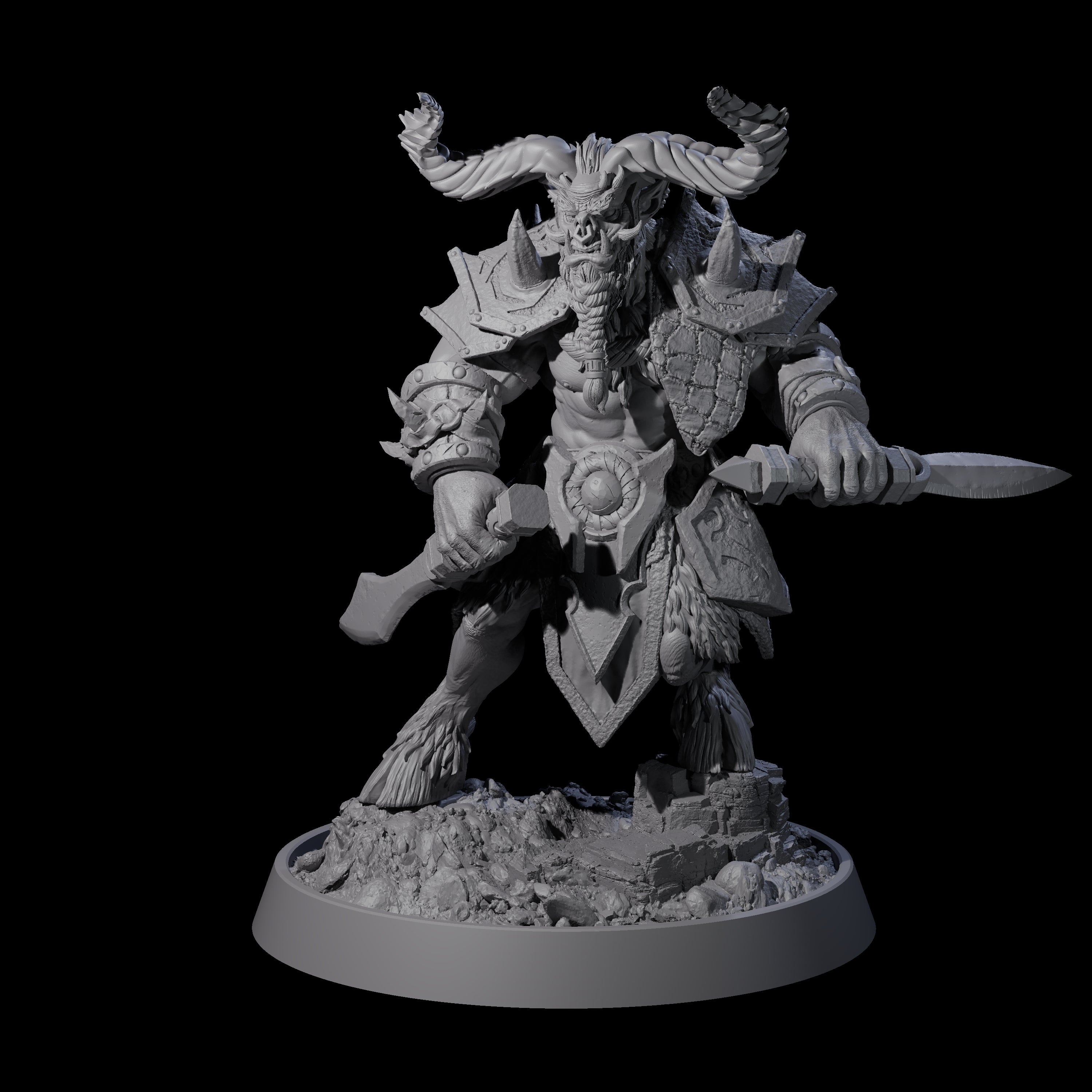Legionnaire of Hel E Miniature for Dungeons and Dragons, Pathfinder or other TTRPGs