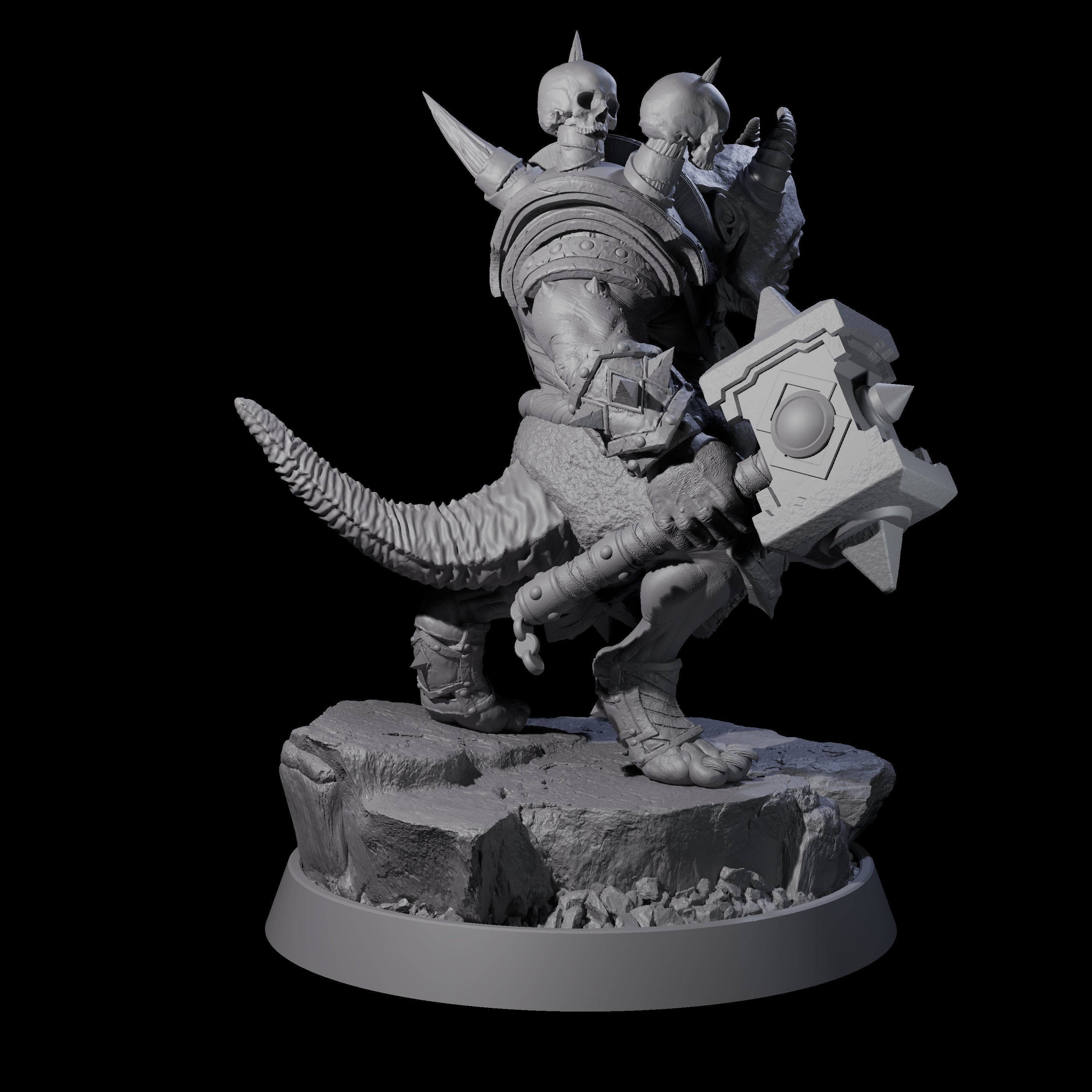 Legionnaire of Hel F Miniature for Dungeons and Dragons, Pathfinder or other TTRPGs