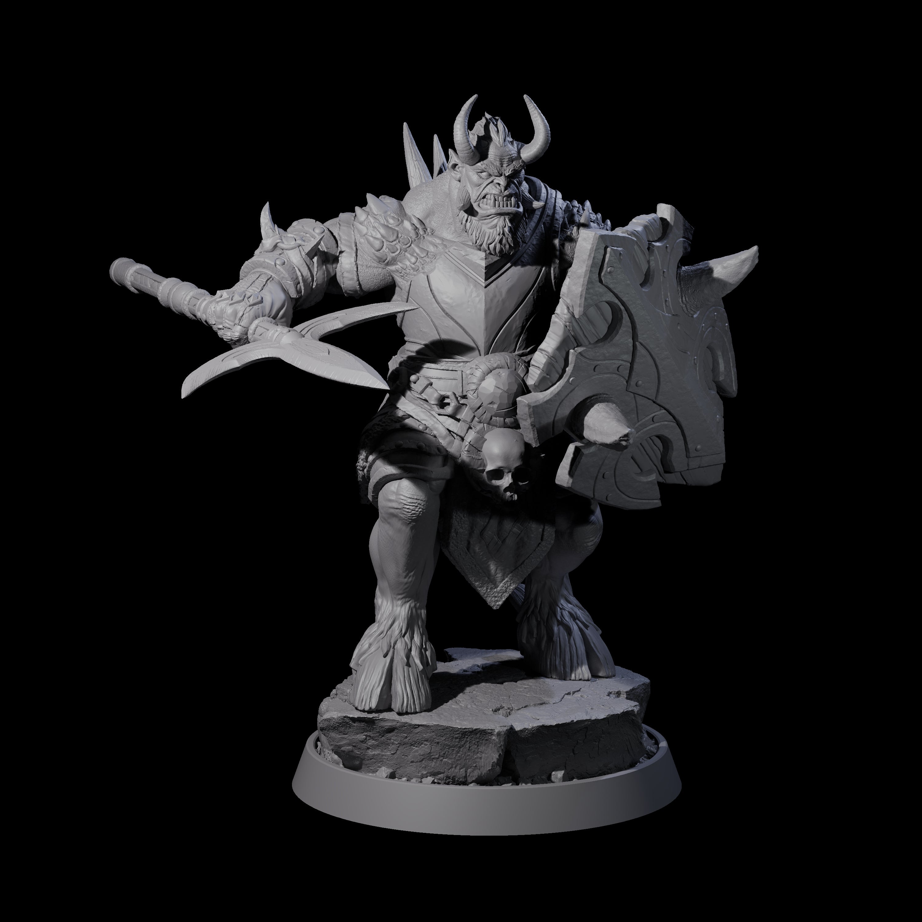 Legionnaire of Hel G Miniature for Dungeons and Dragons, Pathfinder or other TTRPGs