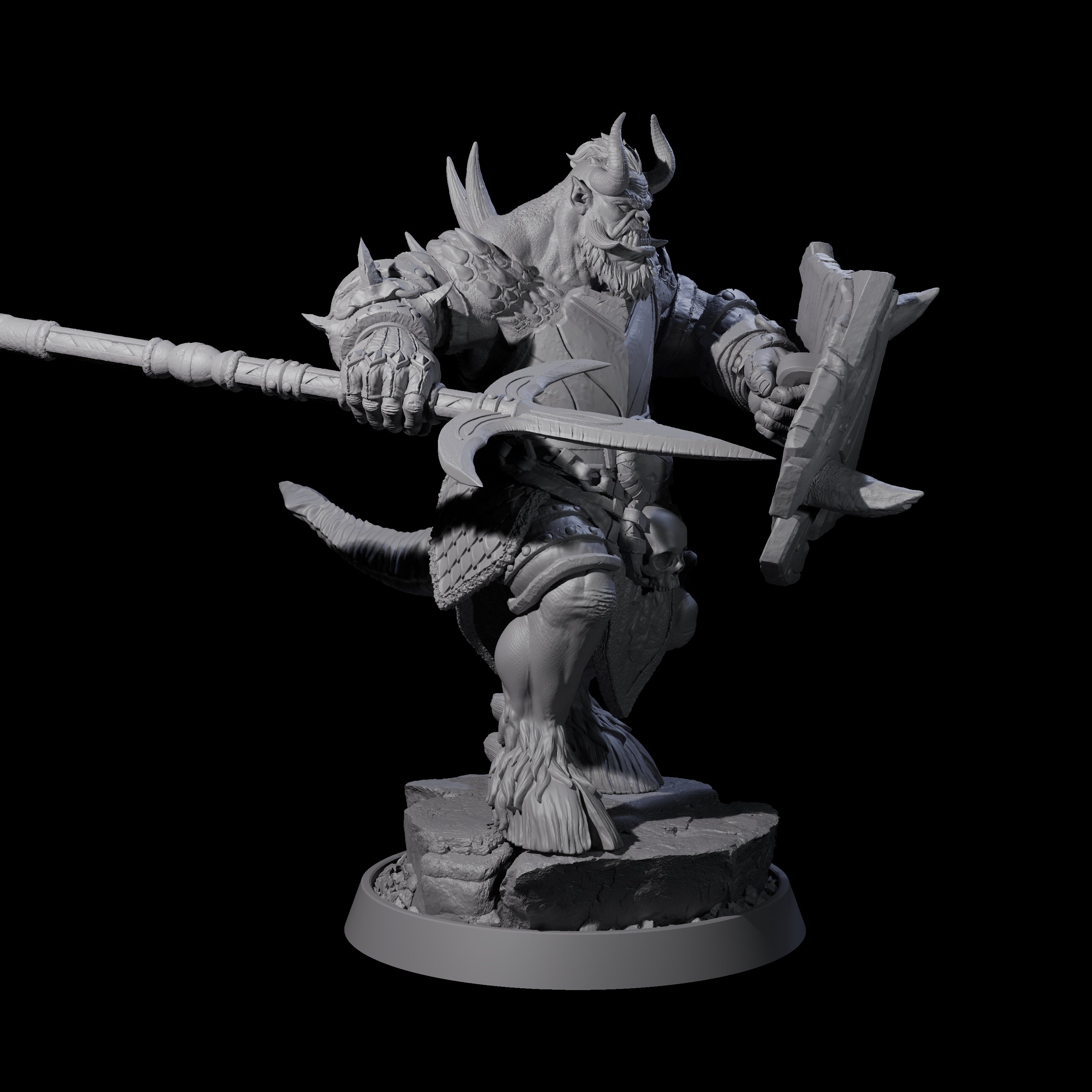 Legionnaire of Hel G Miniature for Dungeons and Dragons, Pathfinder or other TTRPGs