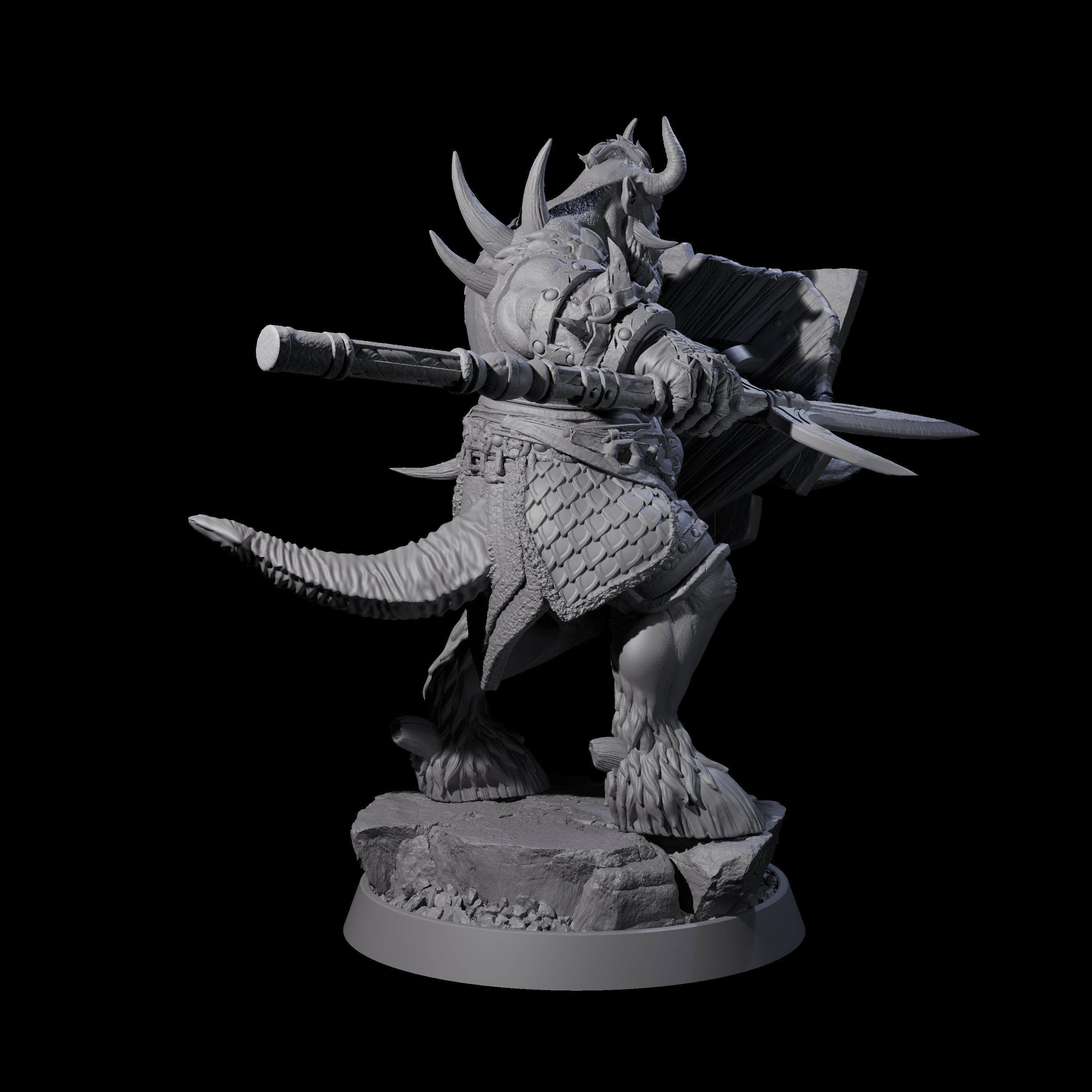 Legionnaire of Hel G Miniature for Dungeons and Dragons, Pathfinder or other TTRPGs