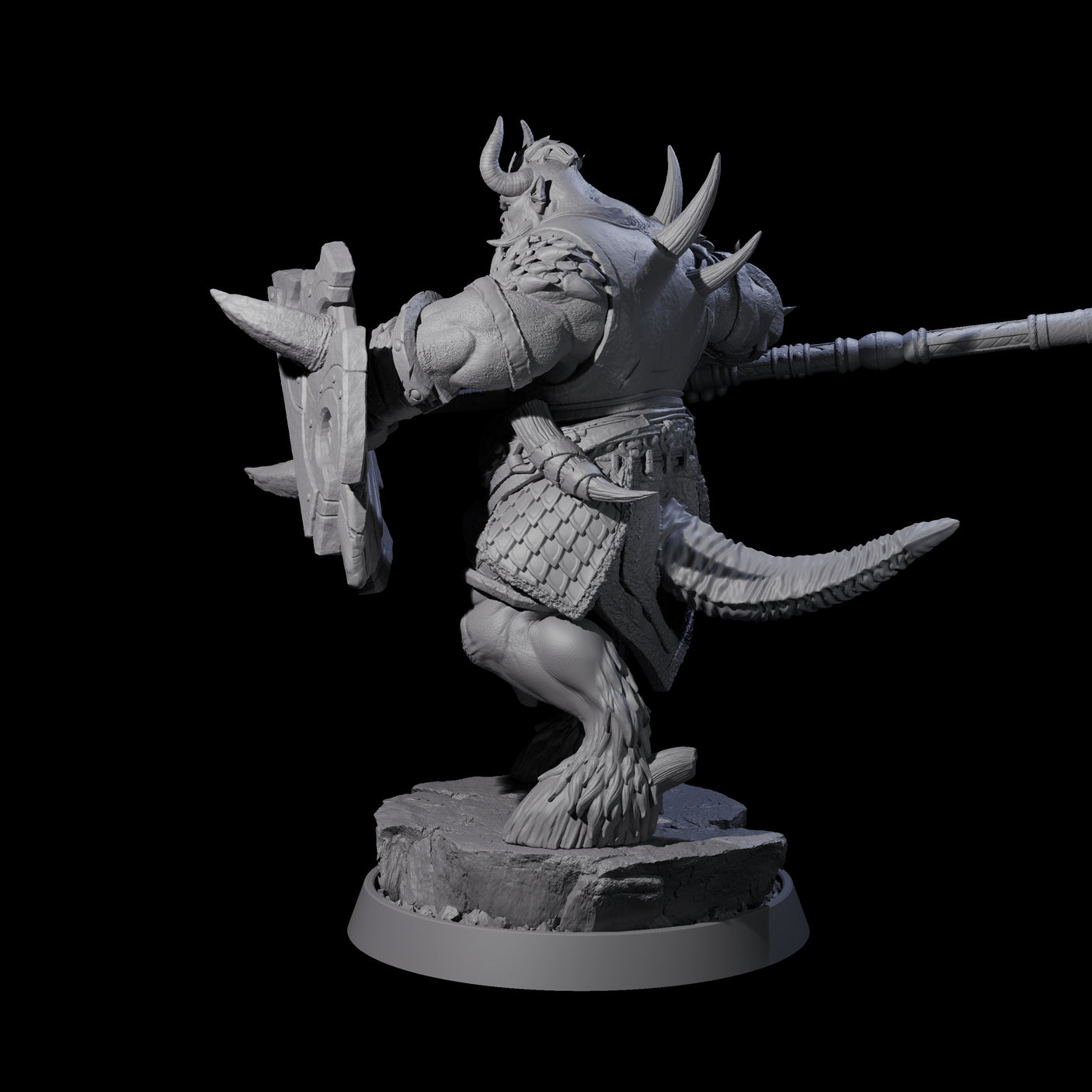 Legionnaire of Hel G Miniature for Dungeons and Dragons, Pathfinder or other TTRPGs