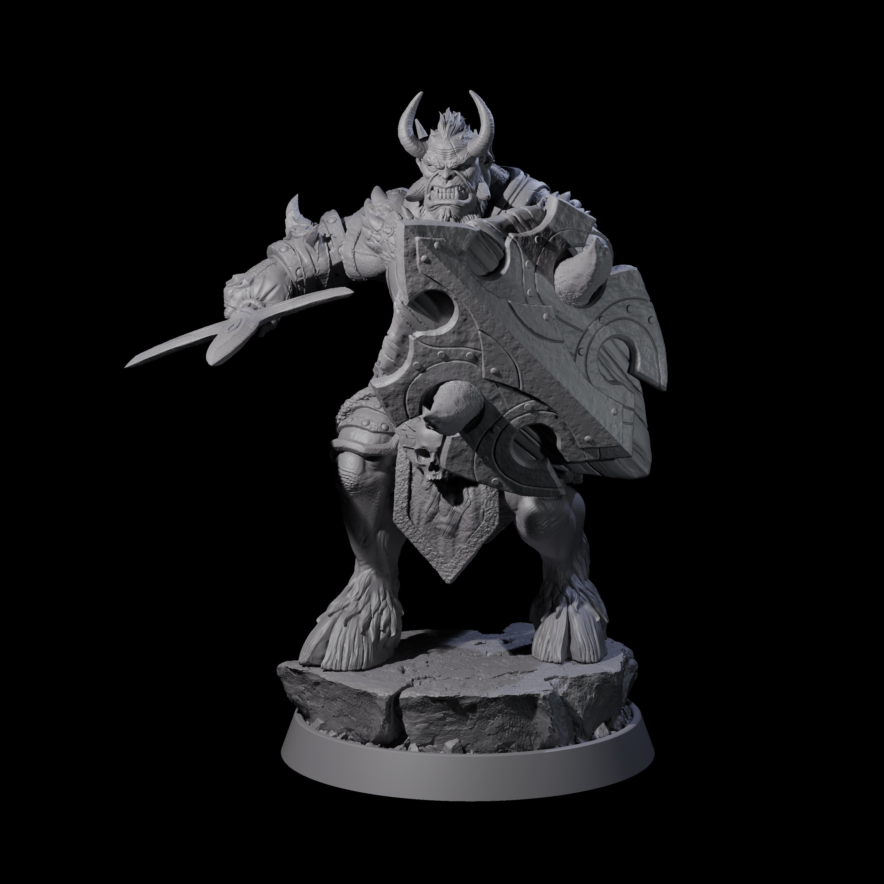 Legionnaire of Hel G Miniature for Dungeons and Dragons, Pathfinder or other TTRPGs