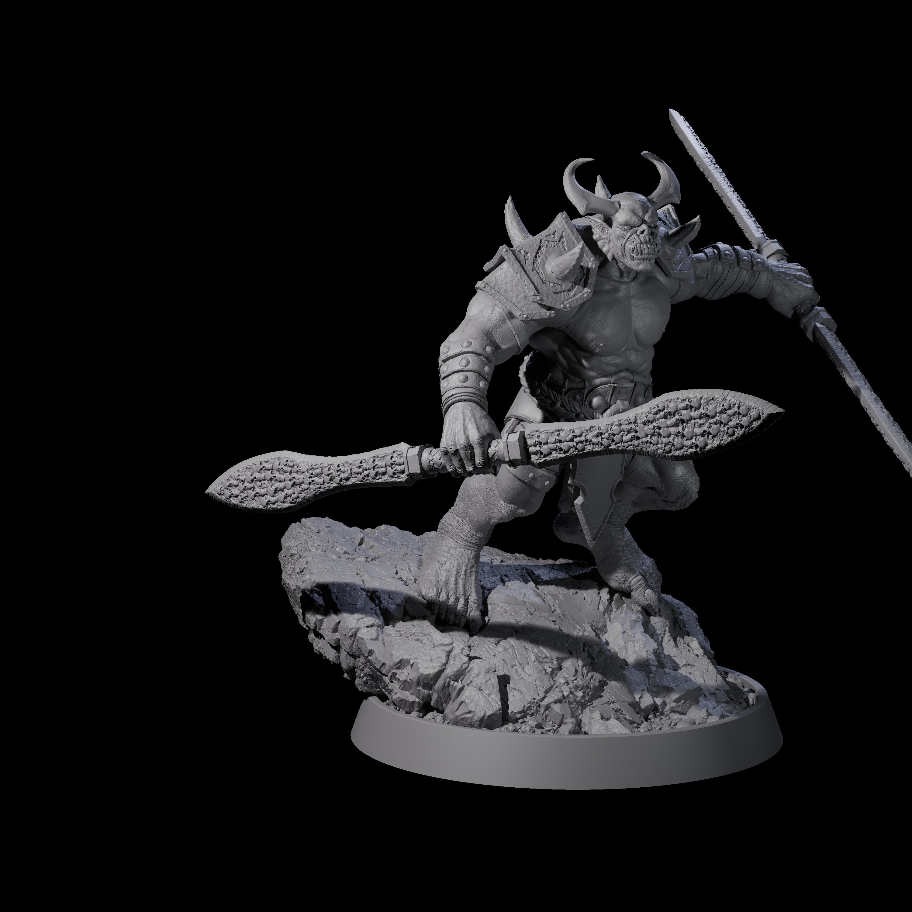 Legionnaire of Hel H Miniature for Dungeons and Dragons, Pathfinder or other TTRPGs