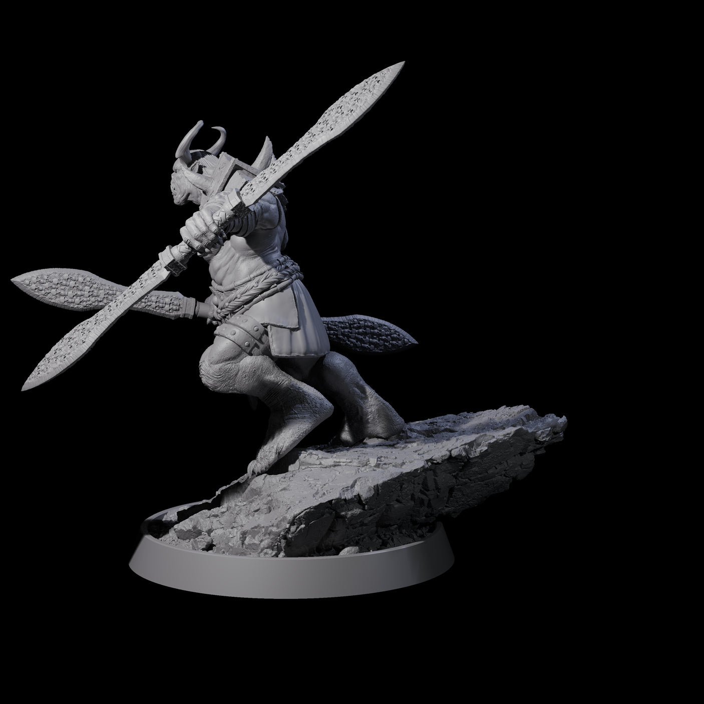 Legionnaire of Hel H Miniature for Dungeons and Dragons, Pathfinder or other TTRPGs