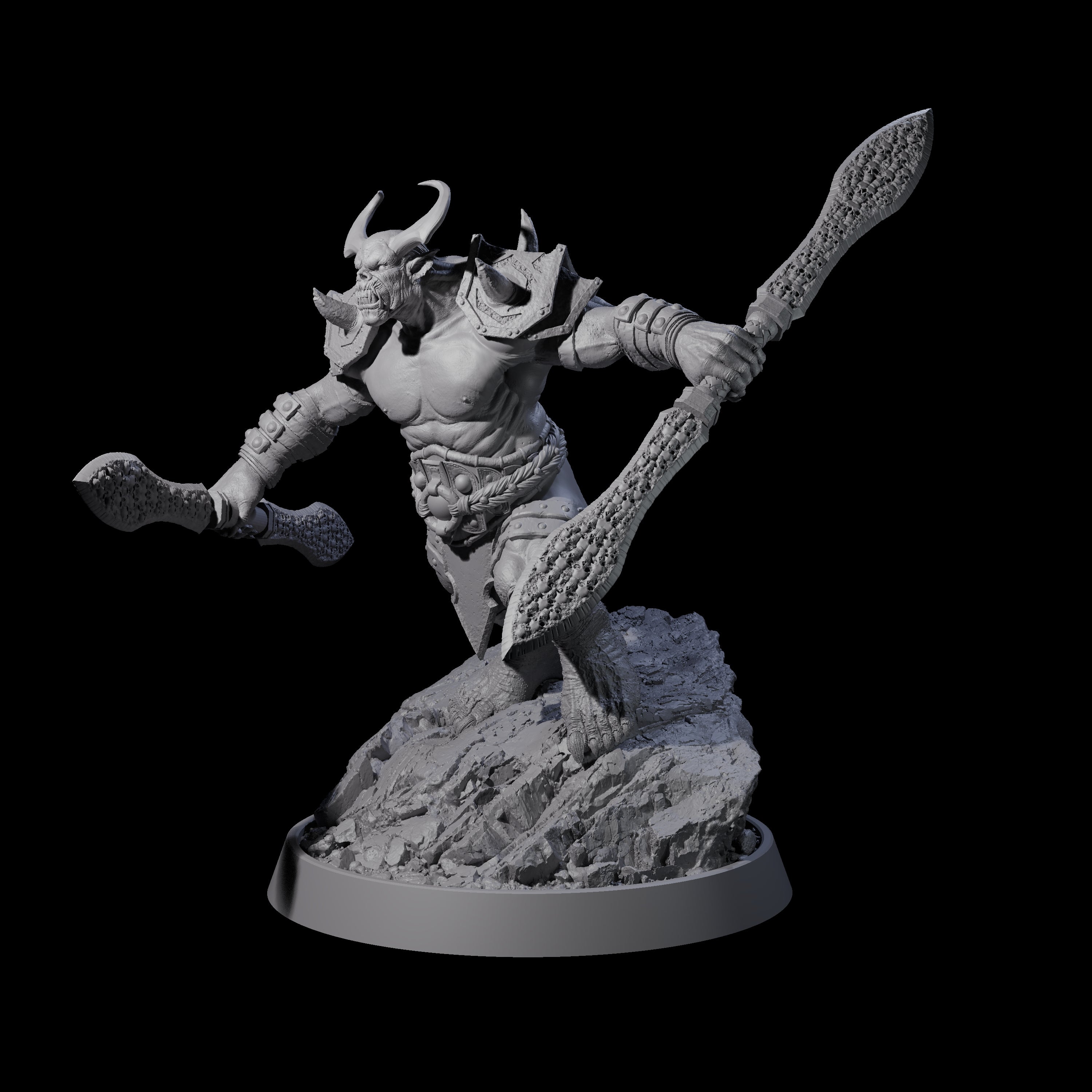 Legionnaire of Hel H Miniature for Dungeons and Dragons, Pathfinder or other TTRPGs