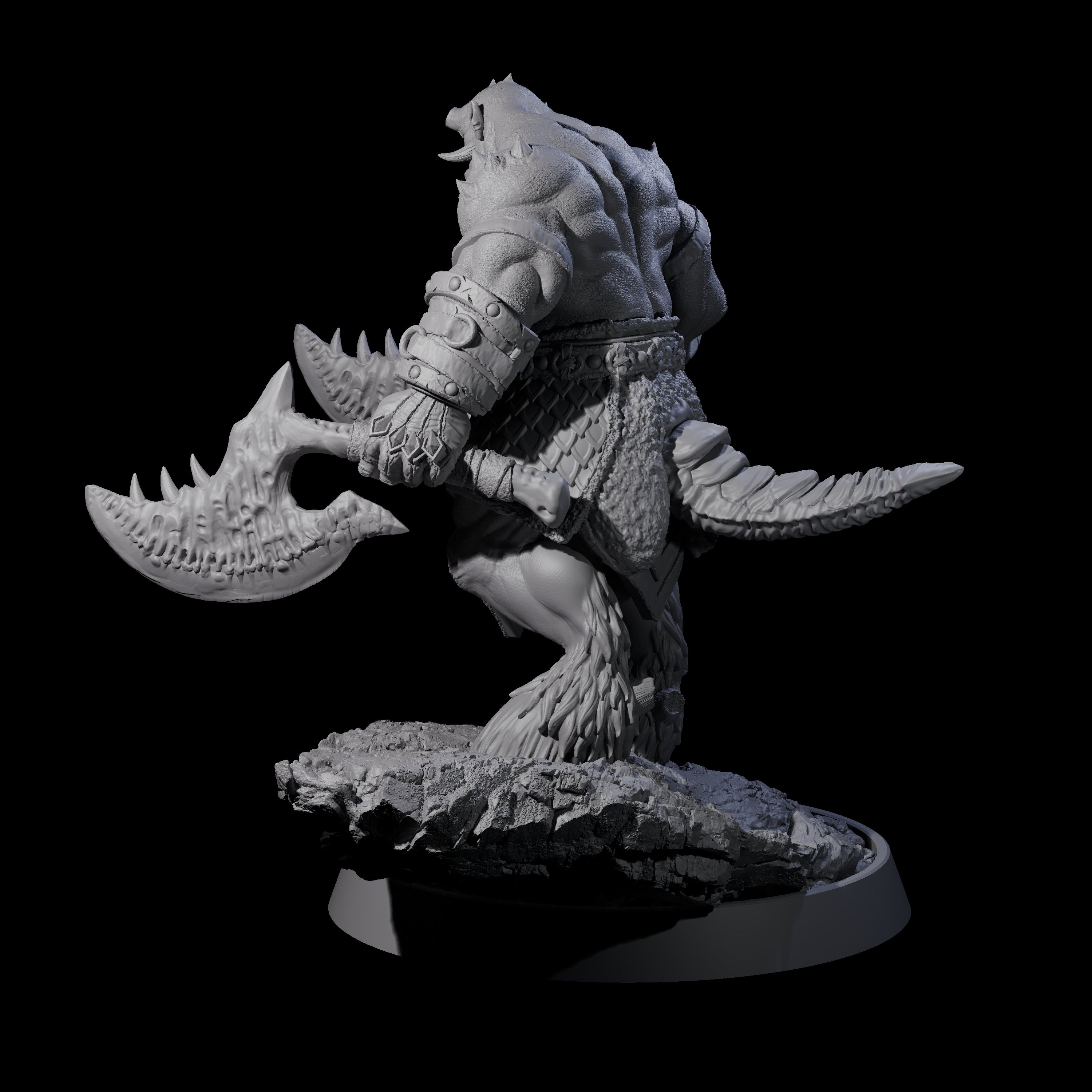 Legionnaire of Hel I Miniature for Dungeons and Dragons, Pathfinder or other TTRPGs