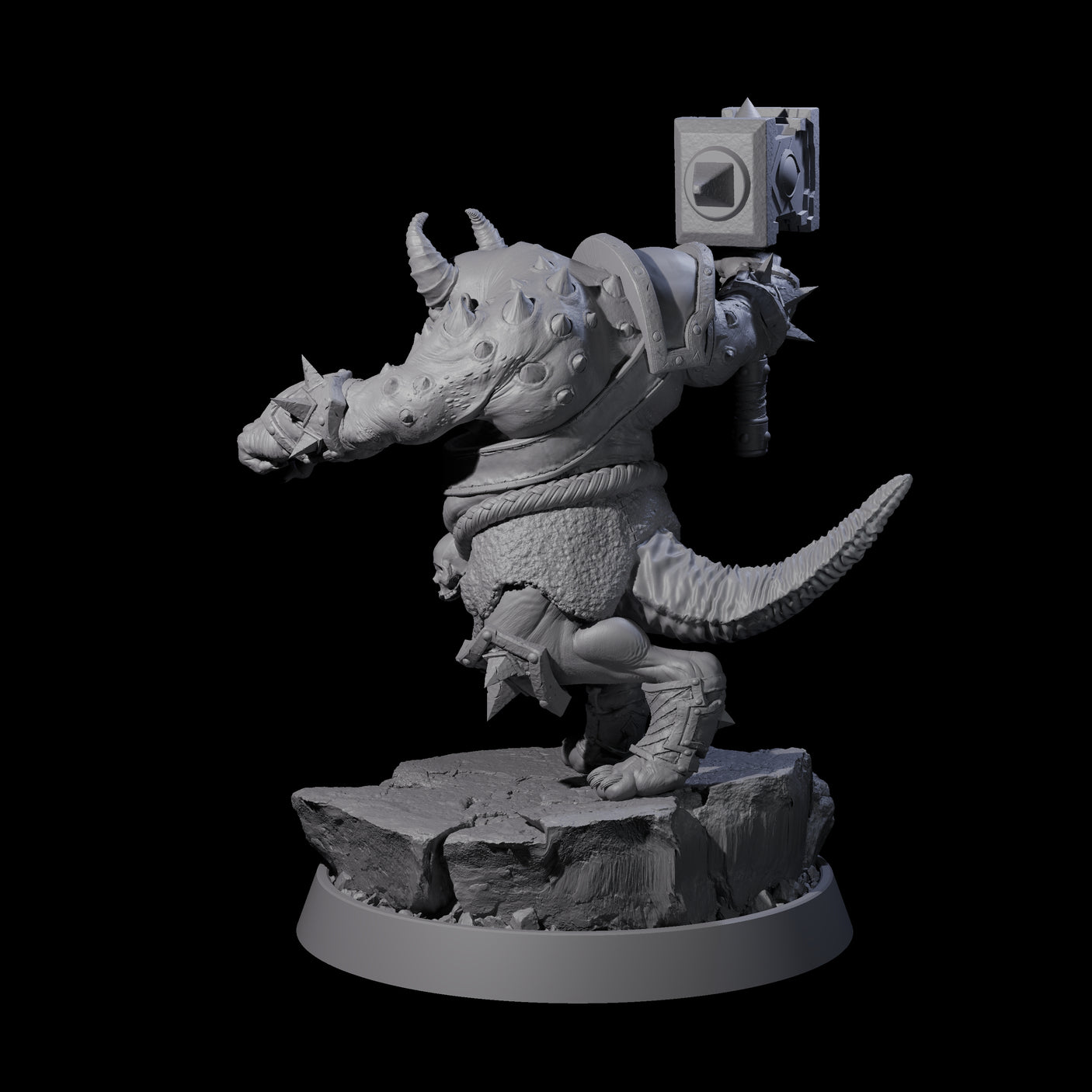 Legionnaire of Hel K Miniature for Dungeons and Dragons, Pathfinder or other TTRPGs