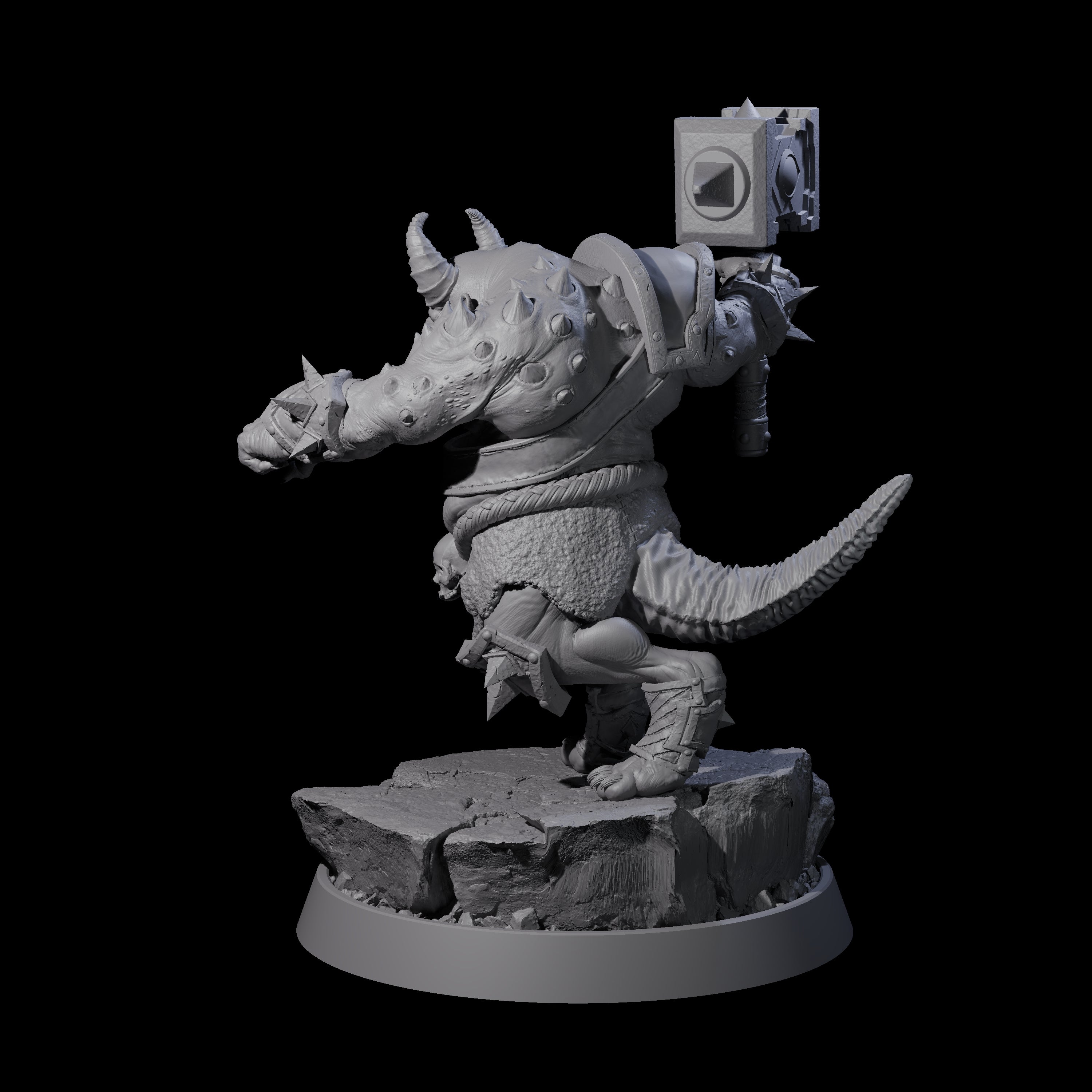 Legionnaire of Hel K Miniature for Dungeons and Dragons, Pathfinder or other TTRPGs