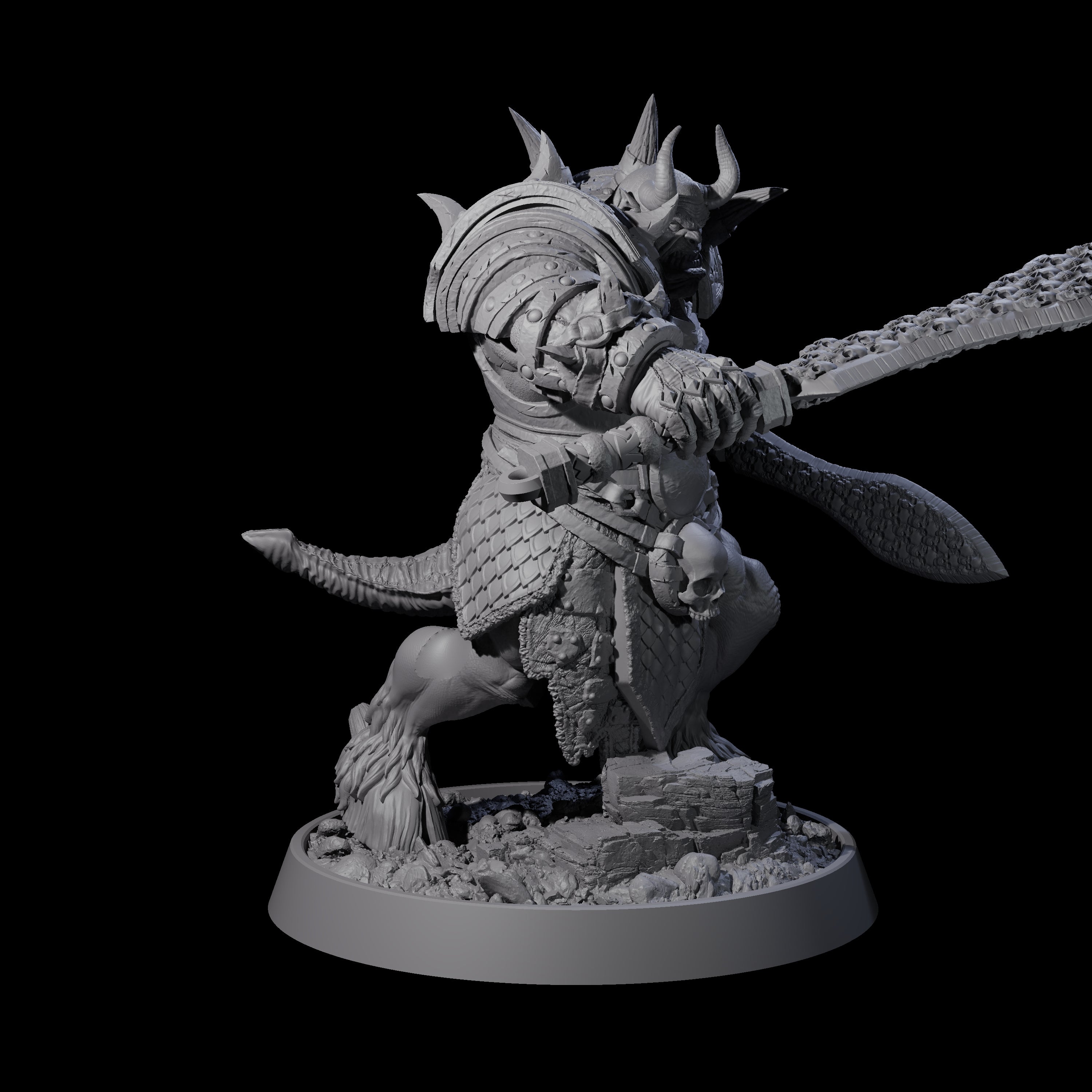 Legionnaire of Hel L Miniature for Dungeons and Dragons, Pathfinder or other TTRPGs