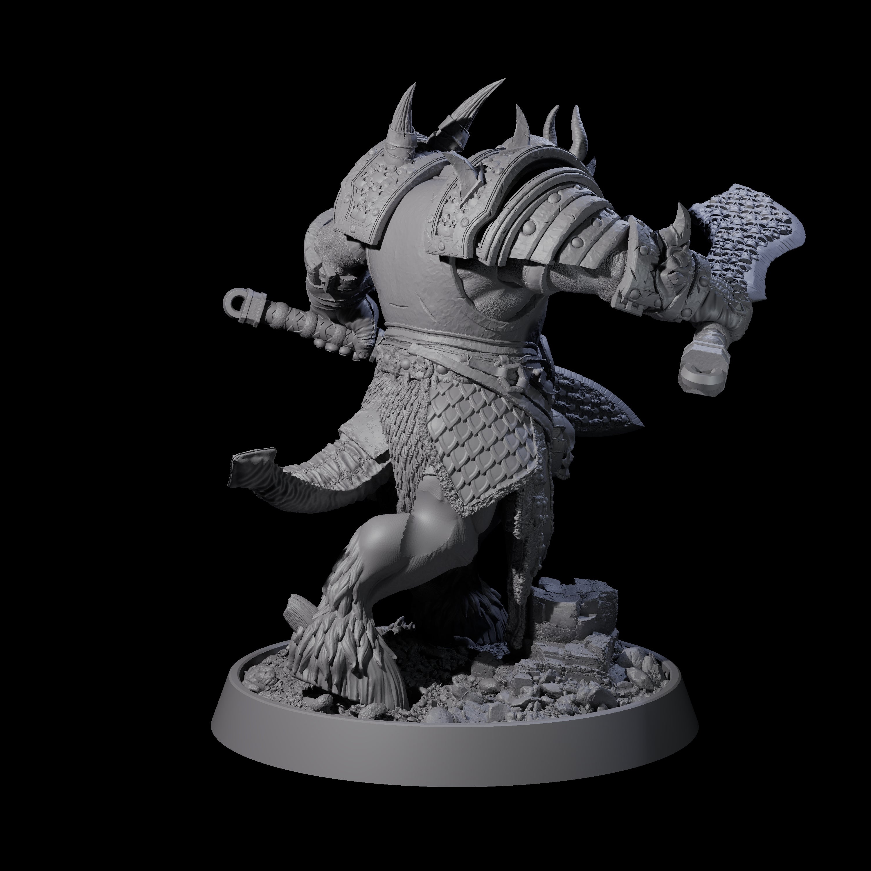 Legionnaire of Hel L Miniature for Dungeons and Dragons, Pathfinder or other TTRPGs