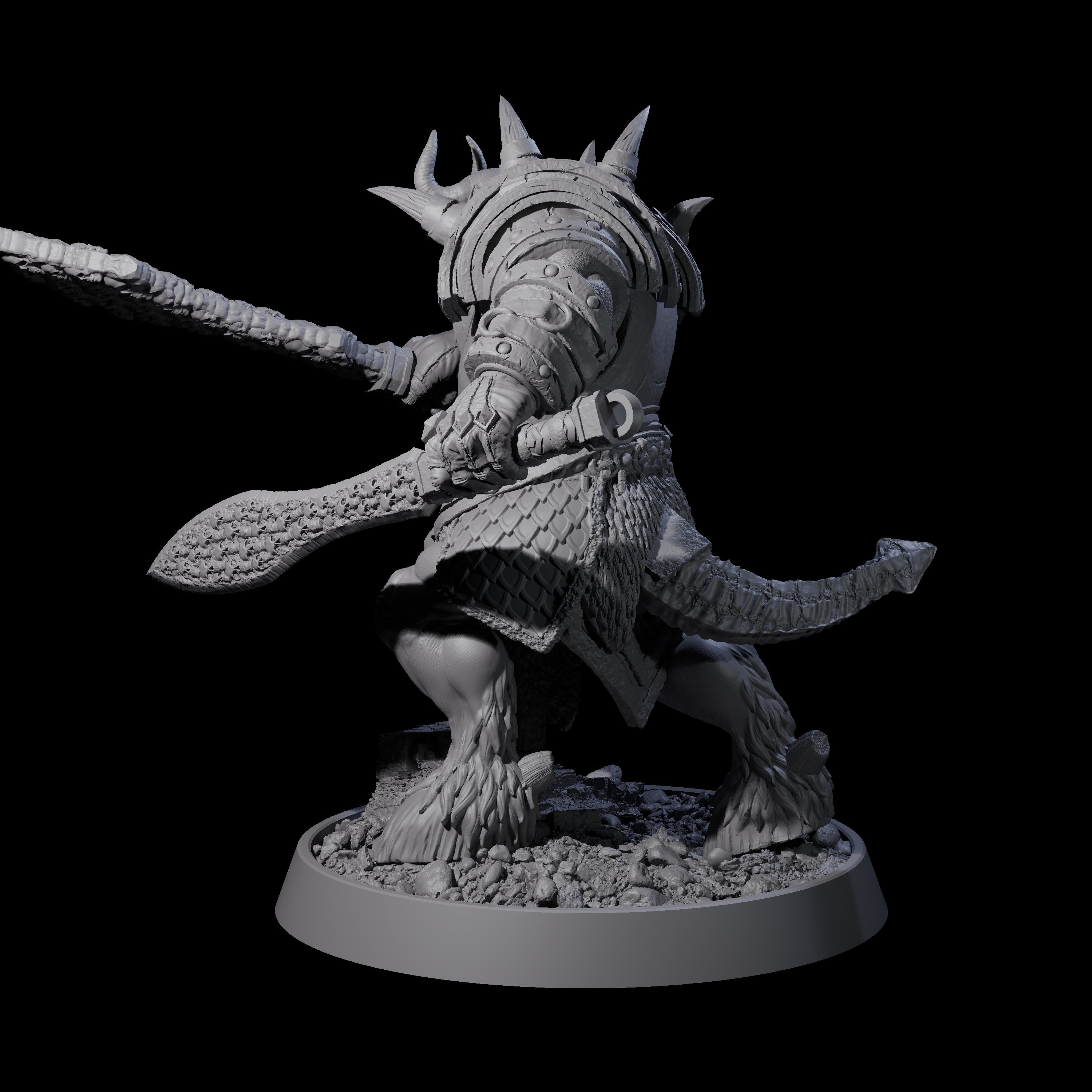 Legionnaire of Hel L Miniature for Dungeons and Dragons, Pathfinder or other TTRPGs