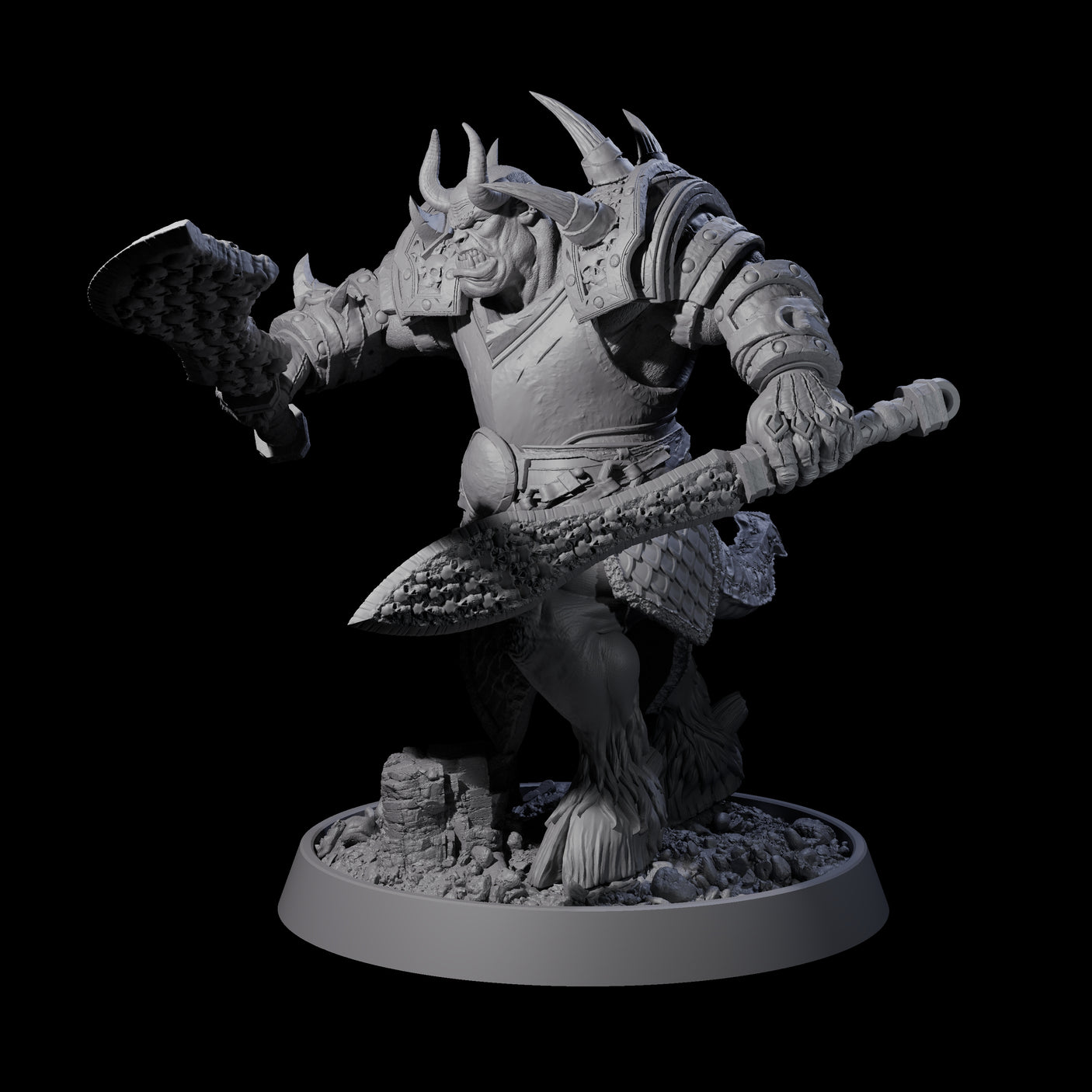 Legionnaire of Hel L Miniature for Dungeons and Dragons, Pathfinder or other TTRPGs