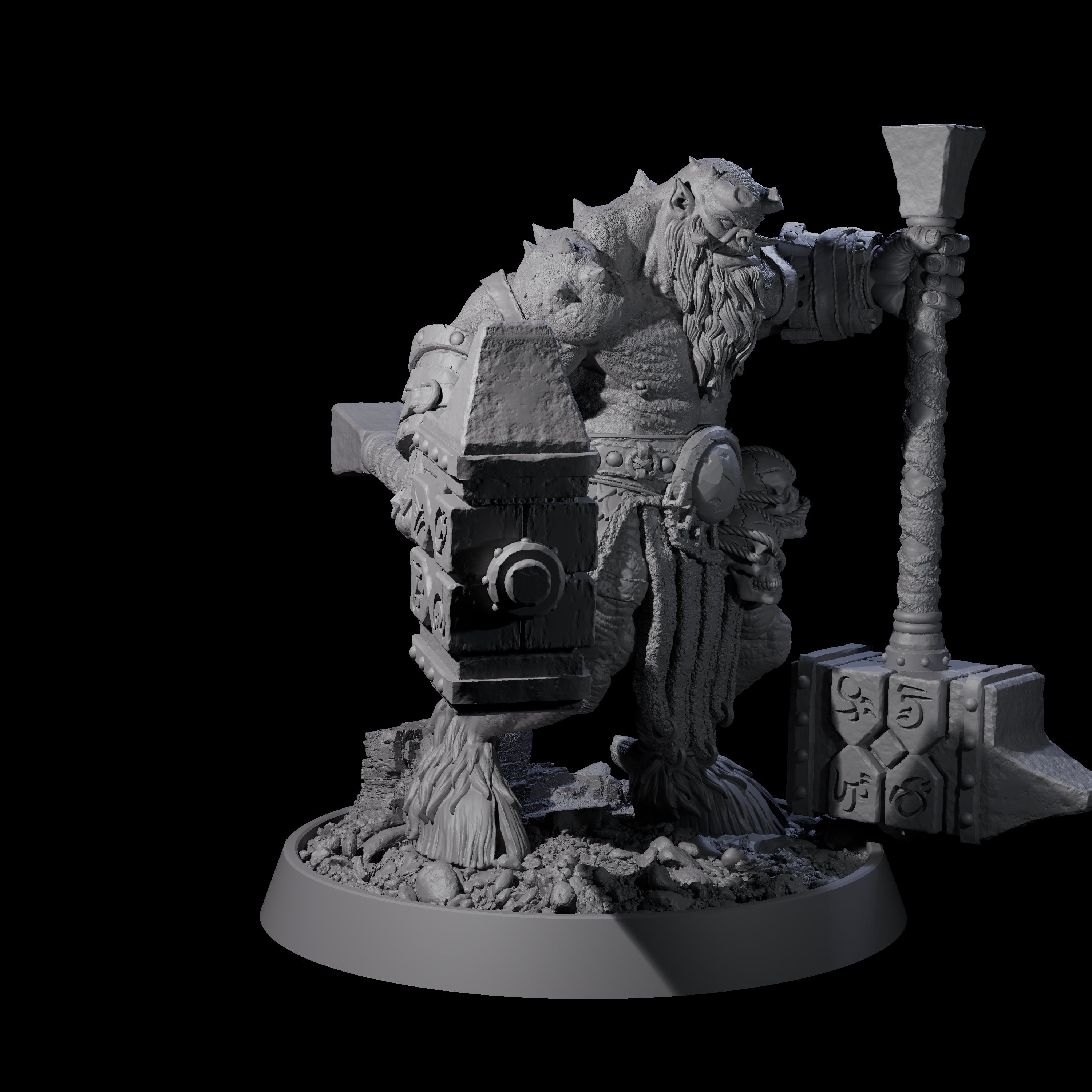 Legionnaire of Hel N Miniature for Dungeons and Dragons, Pathfinder or other TTRPGs