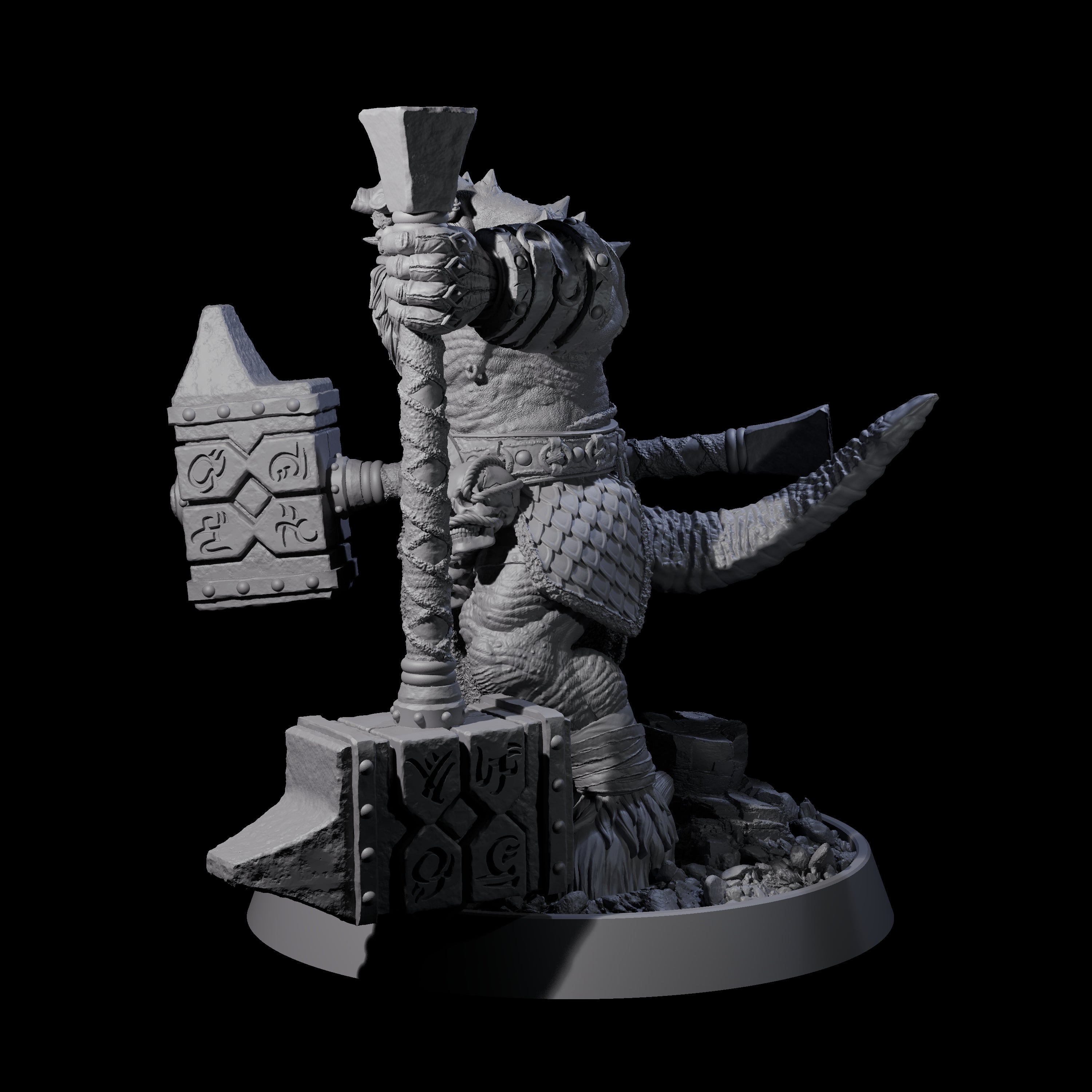 Legionnaire of Hel N Miniature for Dungeons and Dragons, Pathfinder or other TTRPGs