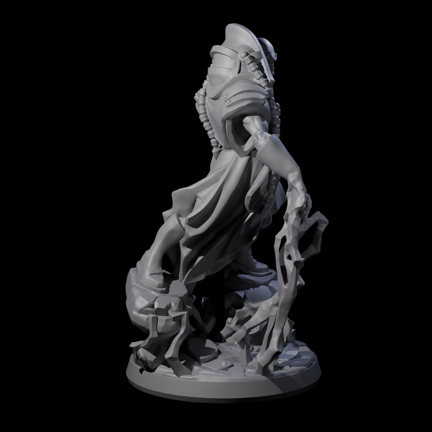 Levitating Master Wizard Miniature for Dungeons and Dragons, Pathfinder or other TTRPGs