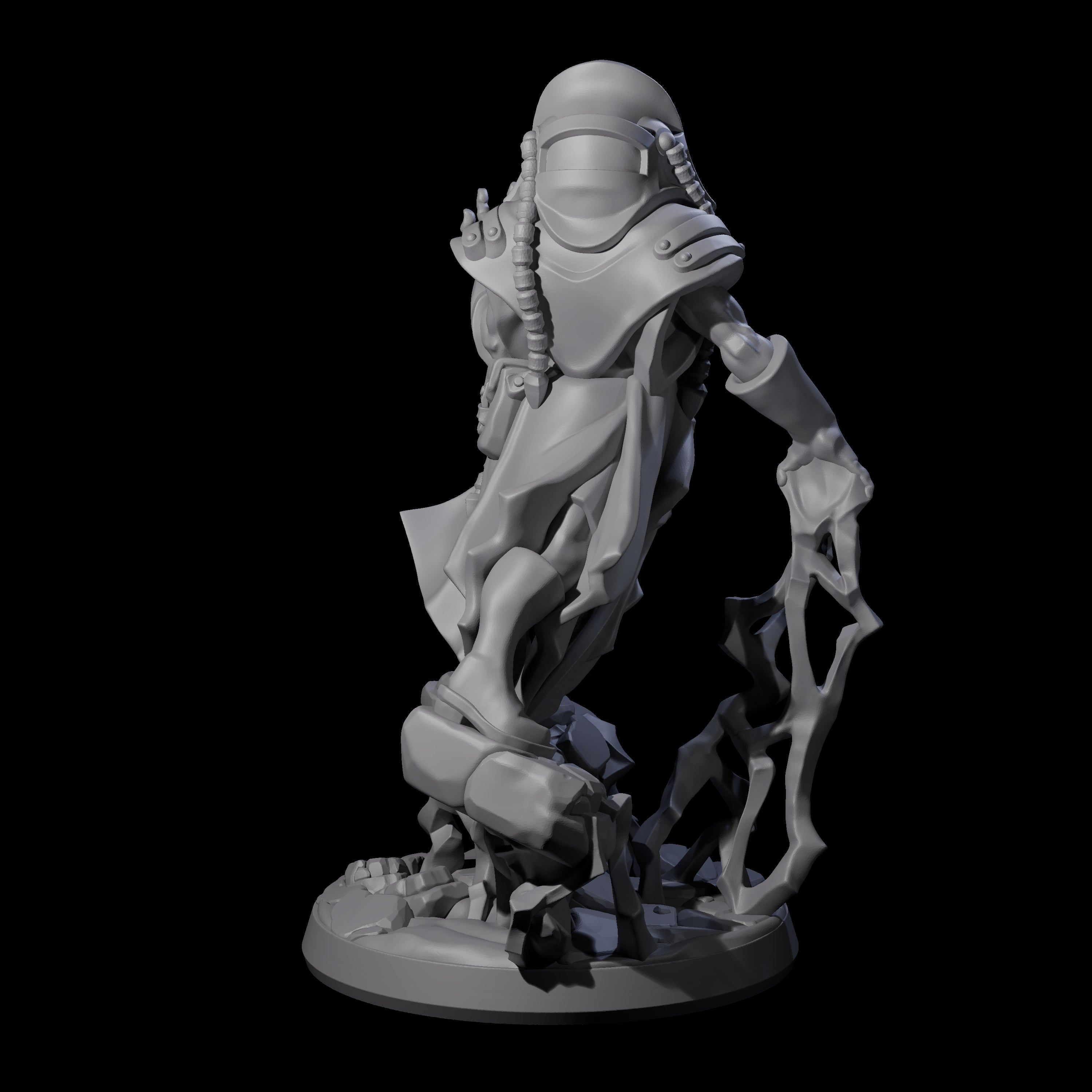 Levitating Master Wizard Miniature for Dungeons and Dragons, Pathfinder or other TTRPGs