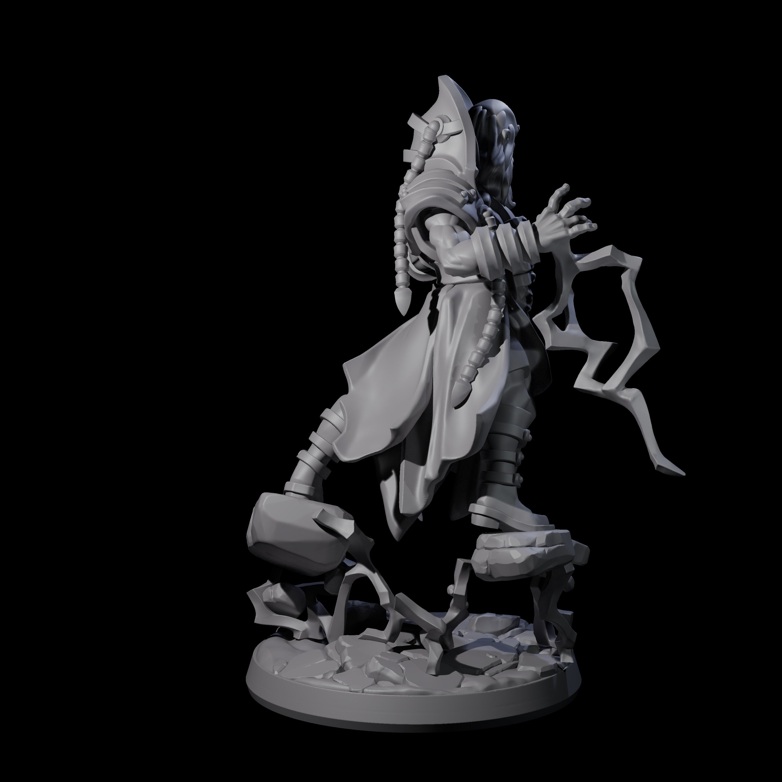 Levitating Master Wizard Miniature for Dungeons and Dragons, Pathfinder or other TTRPGs