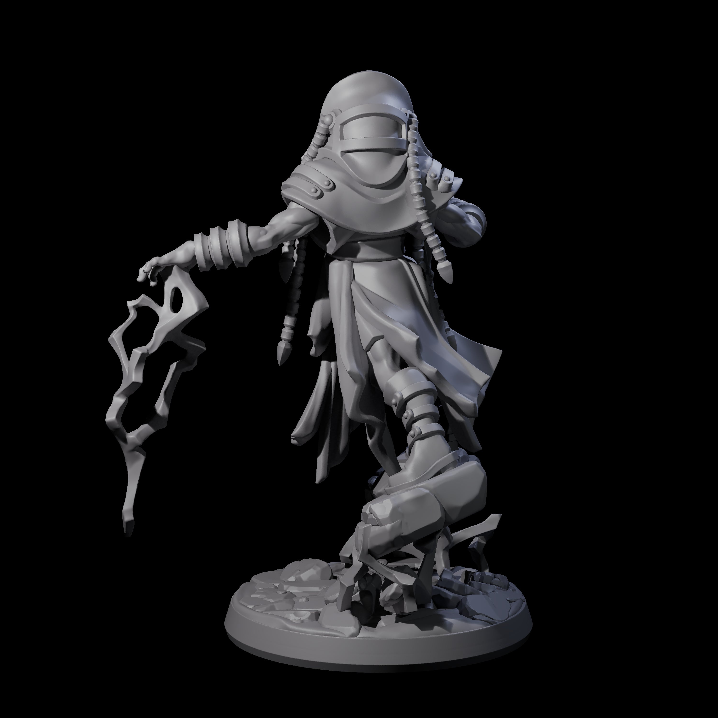 Levitating Master Wizard Miniature for Dungeons and Dragons, Pathfinder or other TTRPGs