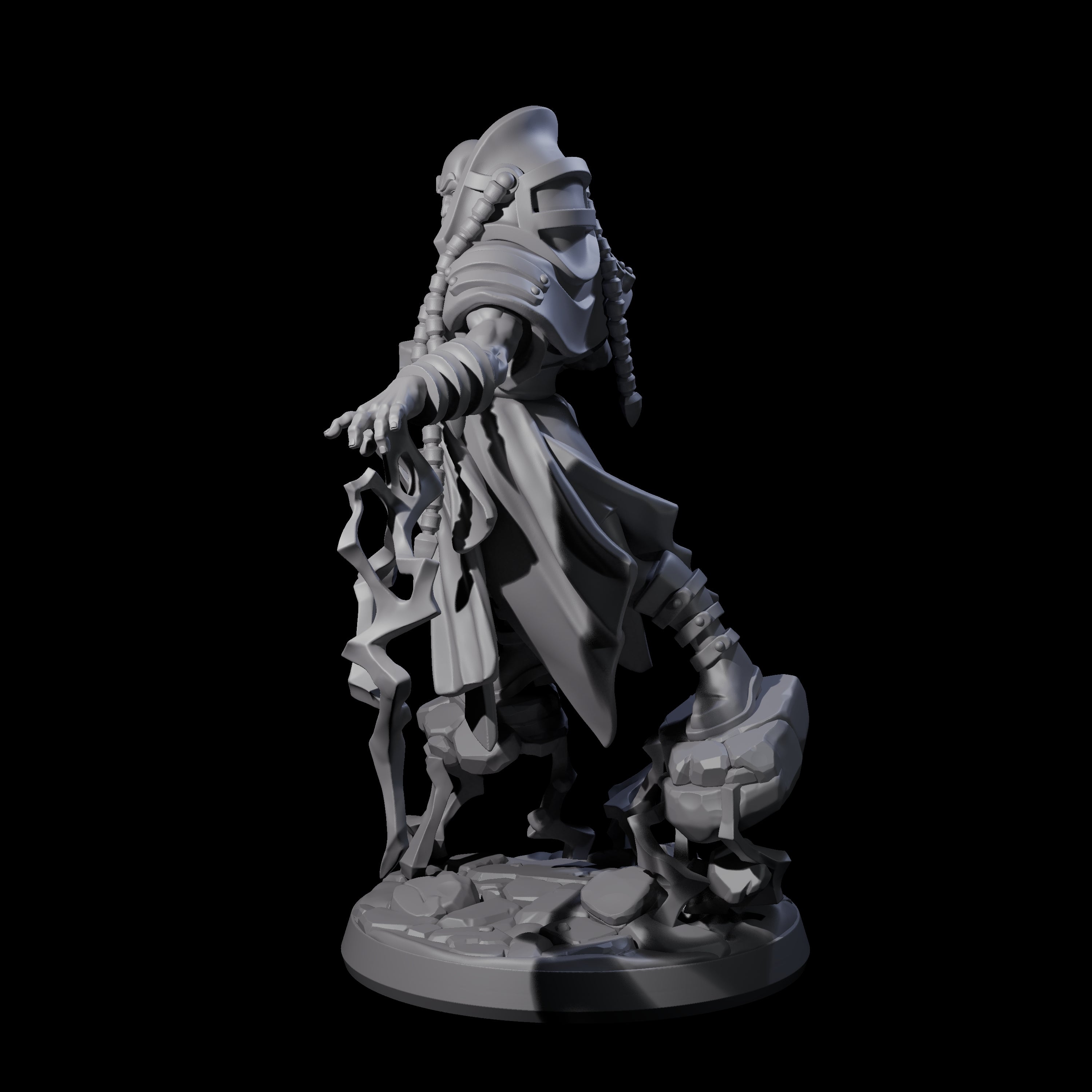 Levitating Master Wizard Miniature for Dungeons and Dragons, Pathfinder or other TTRPGs