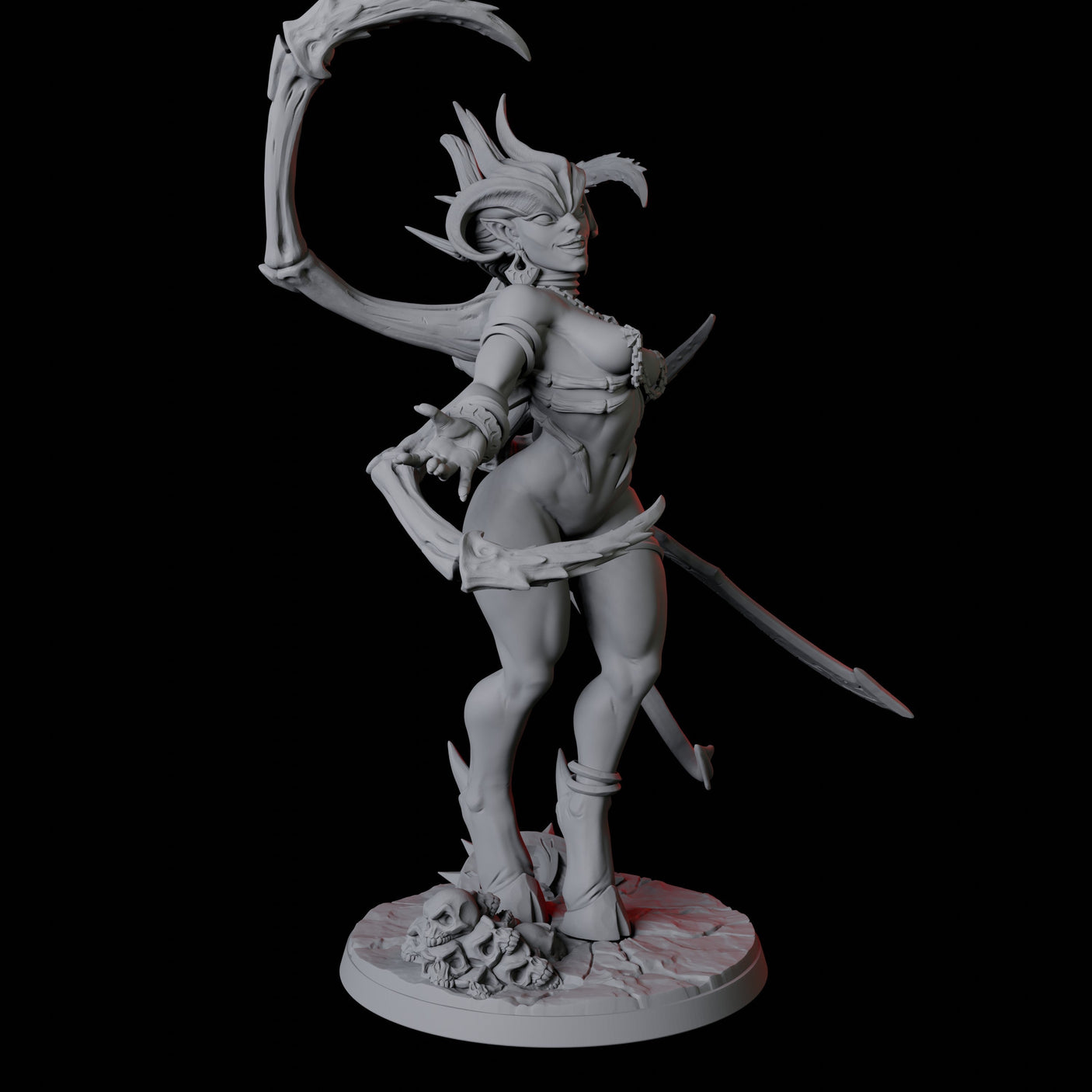 Lilith Pin-up Miniature for Dungeons and Dragons, Pathfinder or other TTRPGs