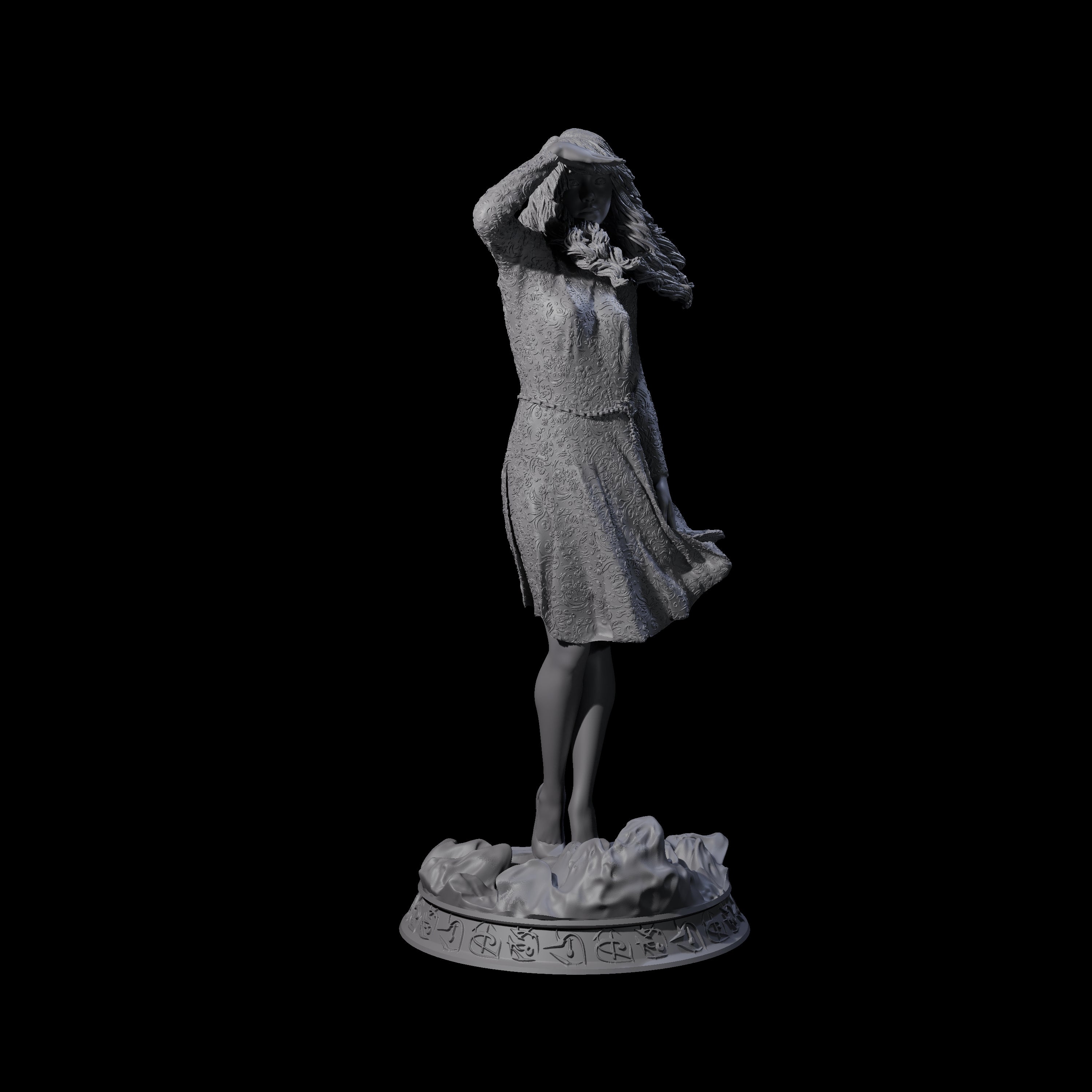 Linda - Lookout Heroine Miniature for Dungeons and Dragons, Pathfinder or other TTRPGs