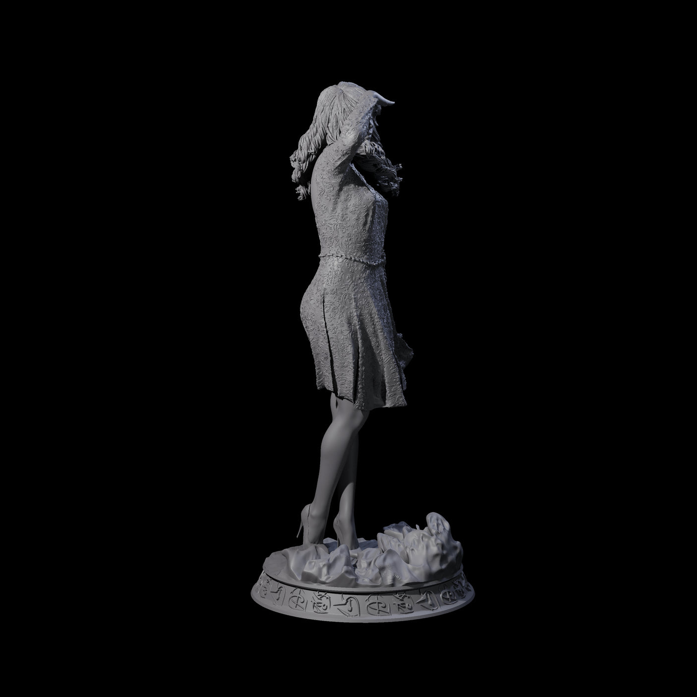 Linda - Lookout Heroine Miniature for Dungeons and Dragons, Pathfinder or other TTRPGs