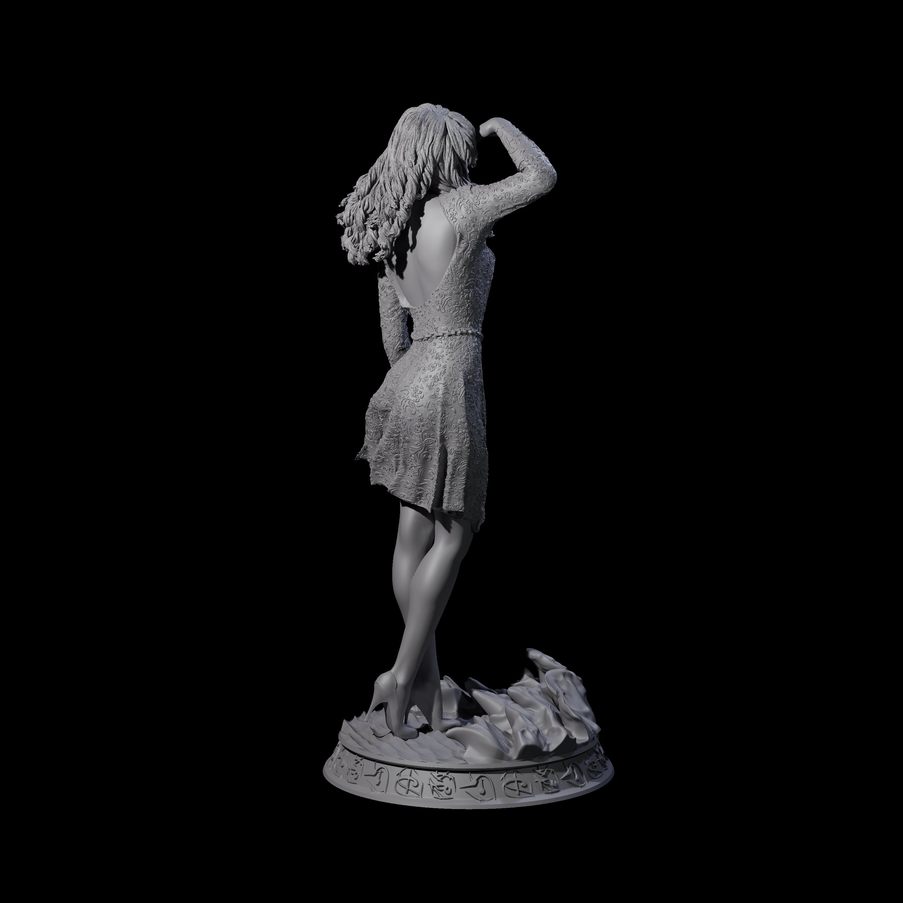 Linda - Lookout Heroine Miniature for Dungeons and Dragons, Pathfinder or other TTRPGs