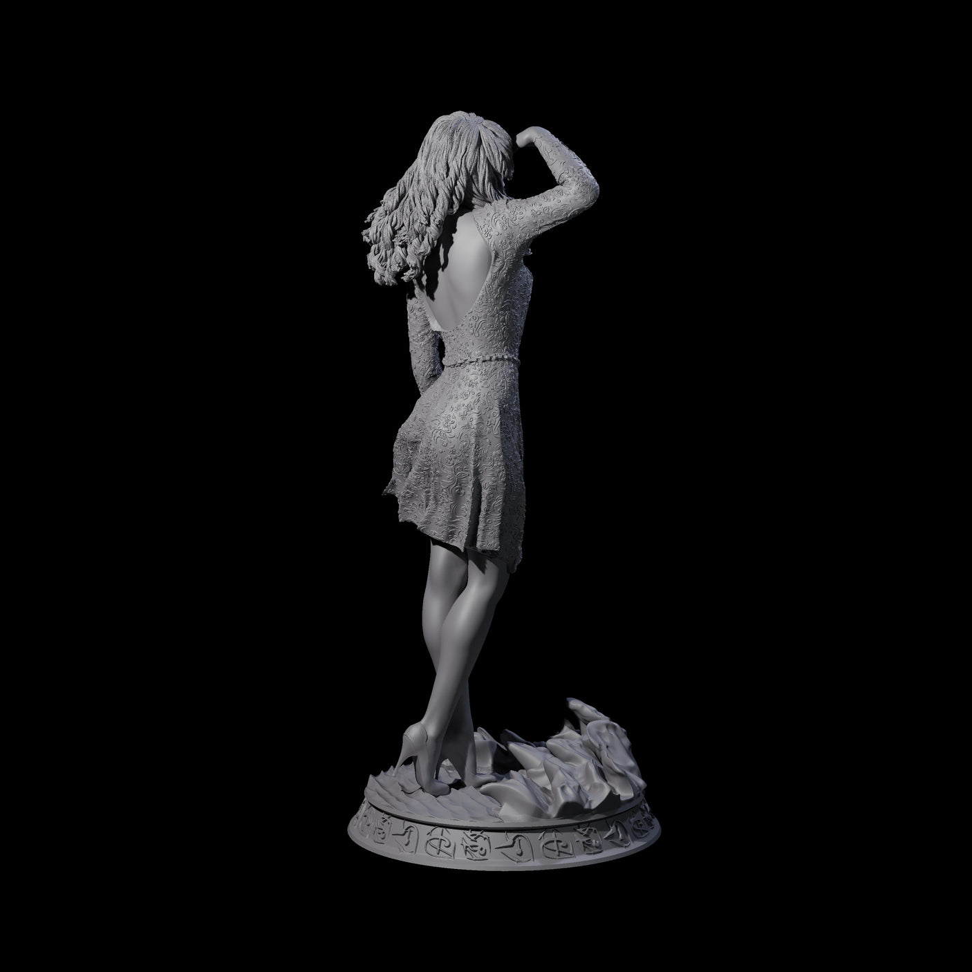 Linda - Lookout Heroine Miniature for Dungeons and Dragons, Pathfinder or other TTRPGs