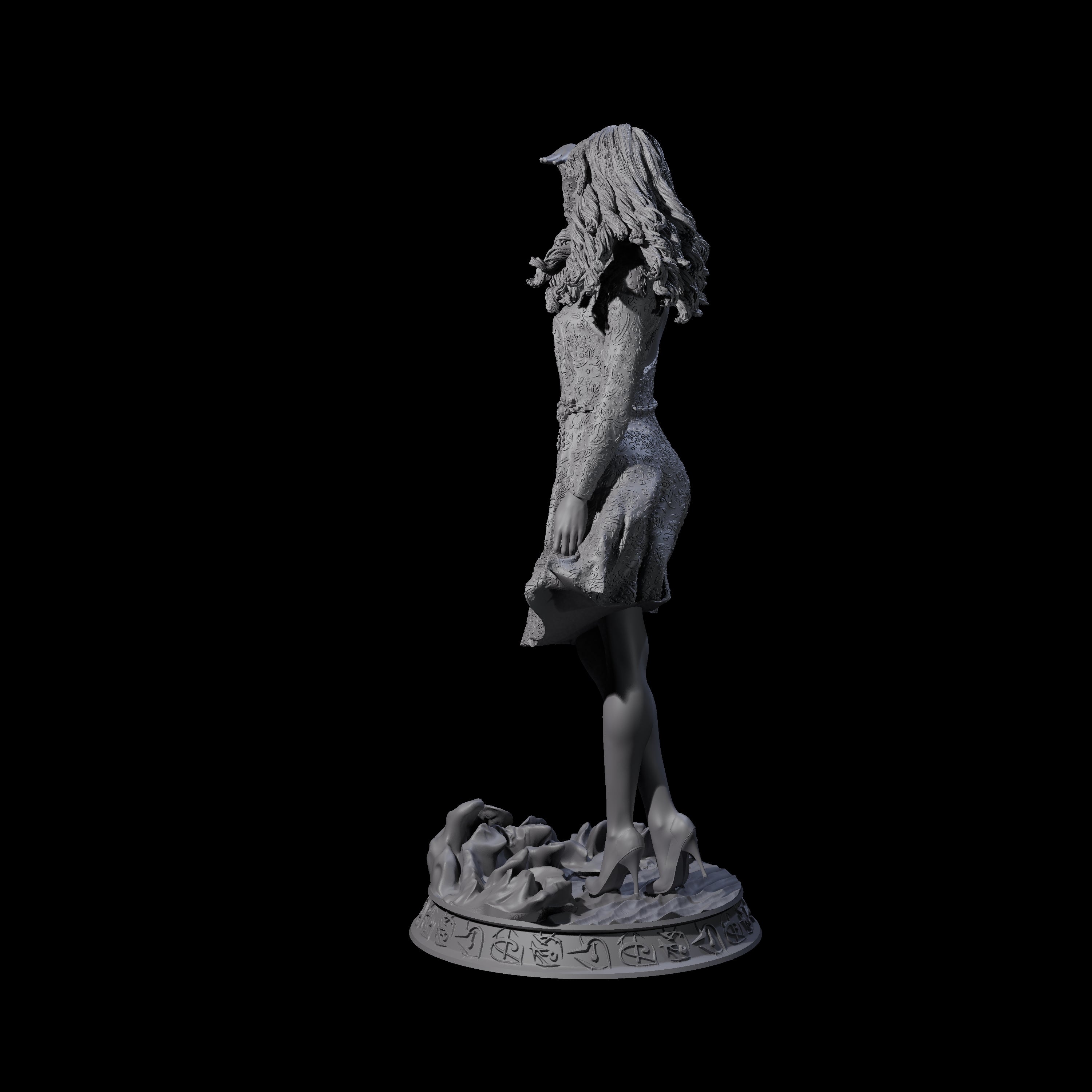 Linda - Lookout Heroine Miniature for Dungeons and Dragons, Pathfinder or other TTRPGs