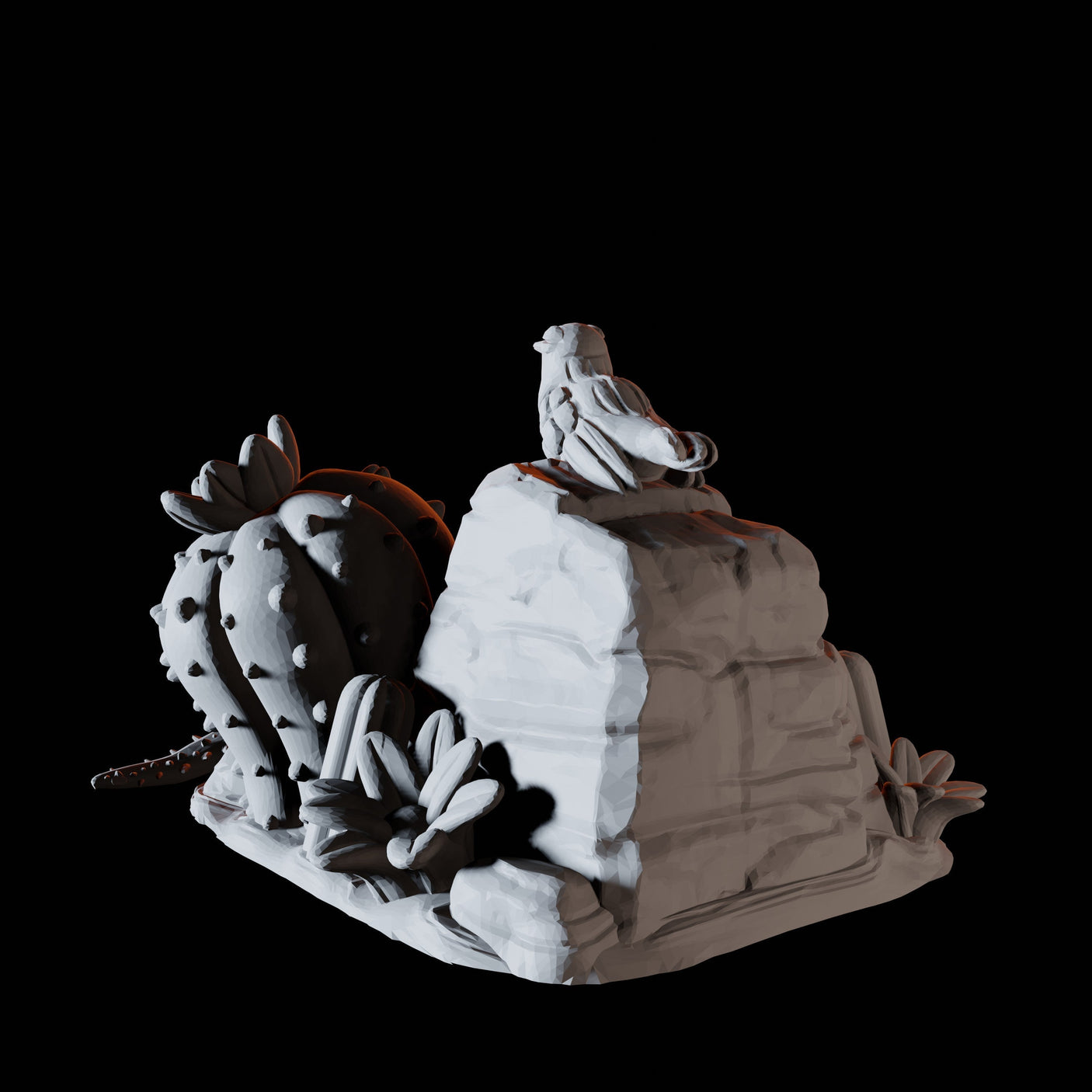 Lizard and Bird Miniature for Dungeons and Dragons, Pathfinder or other TTRPGs