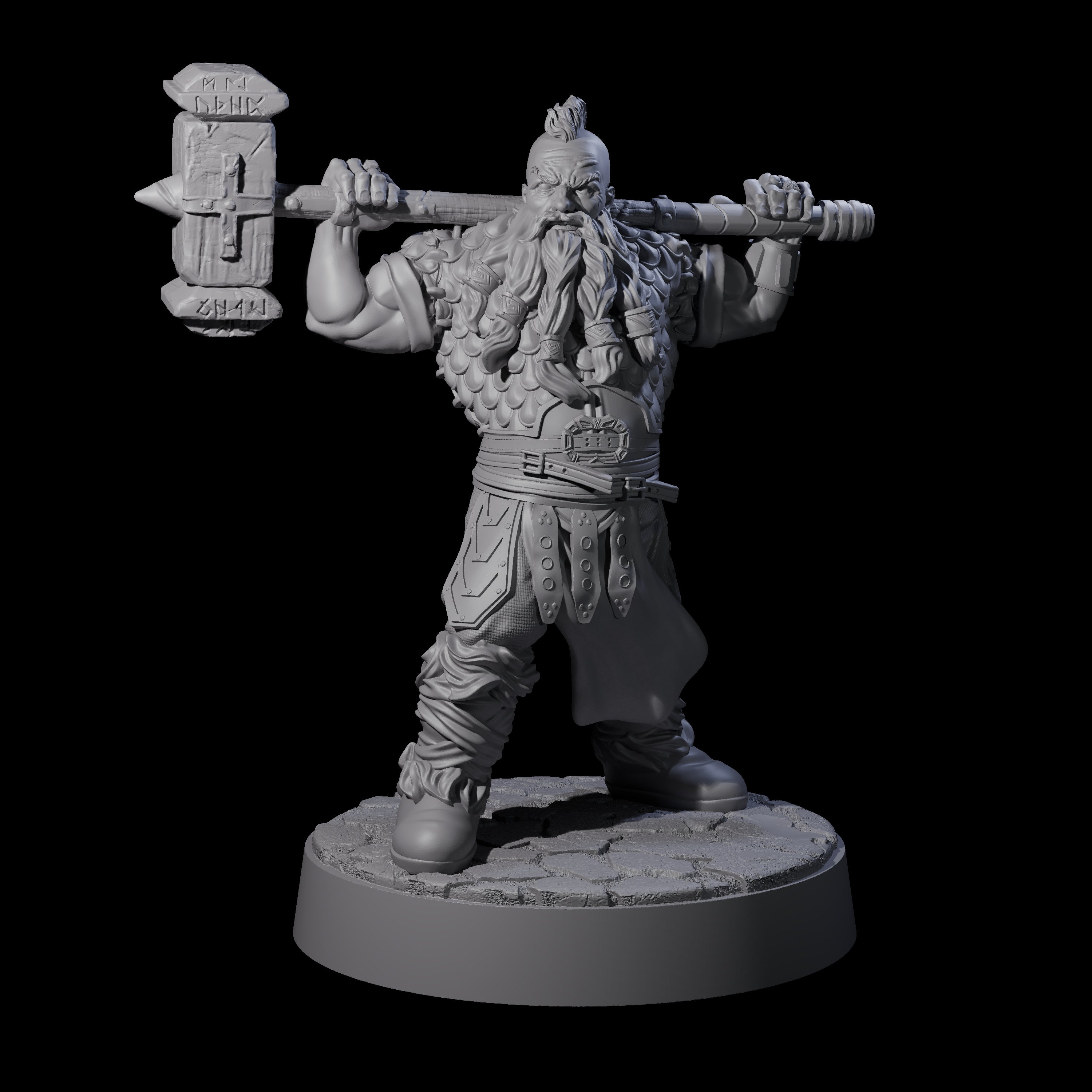 Lomdas - Resting Dwarf Fighter Miniature for Dungeons and Dragons, Pathfinder or other TTRPGs