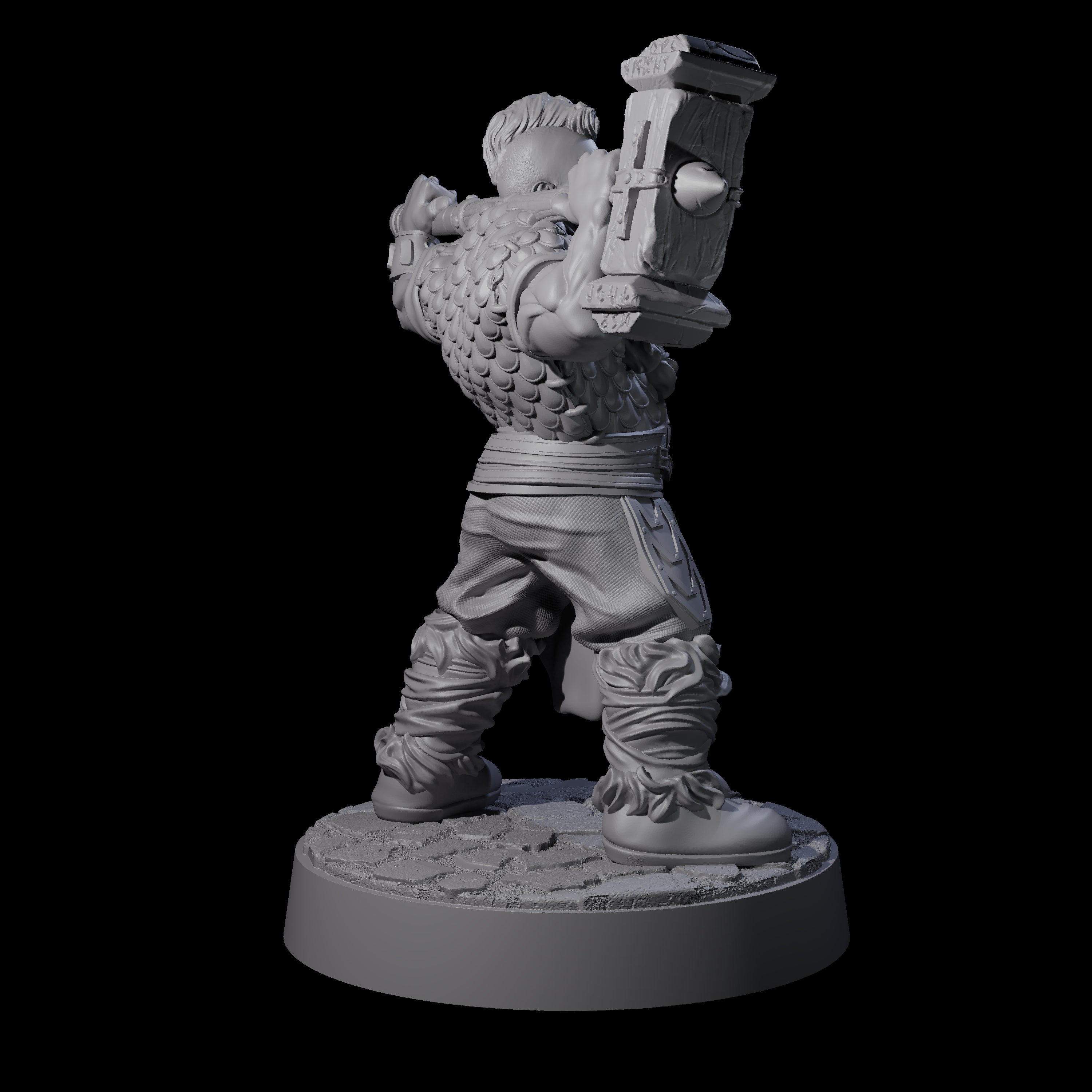 Lomdas - Resting Dwarf Fighter Miniature for Dungeons and Dragons, Pathfinder or other TTRPGs