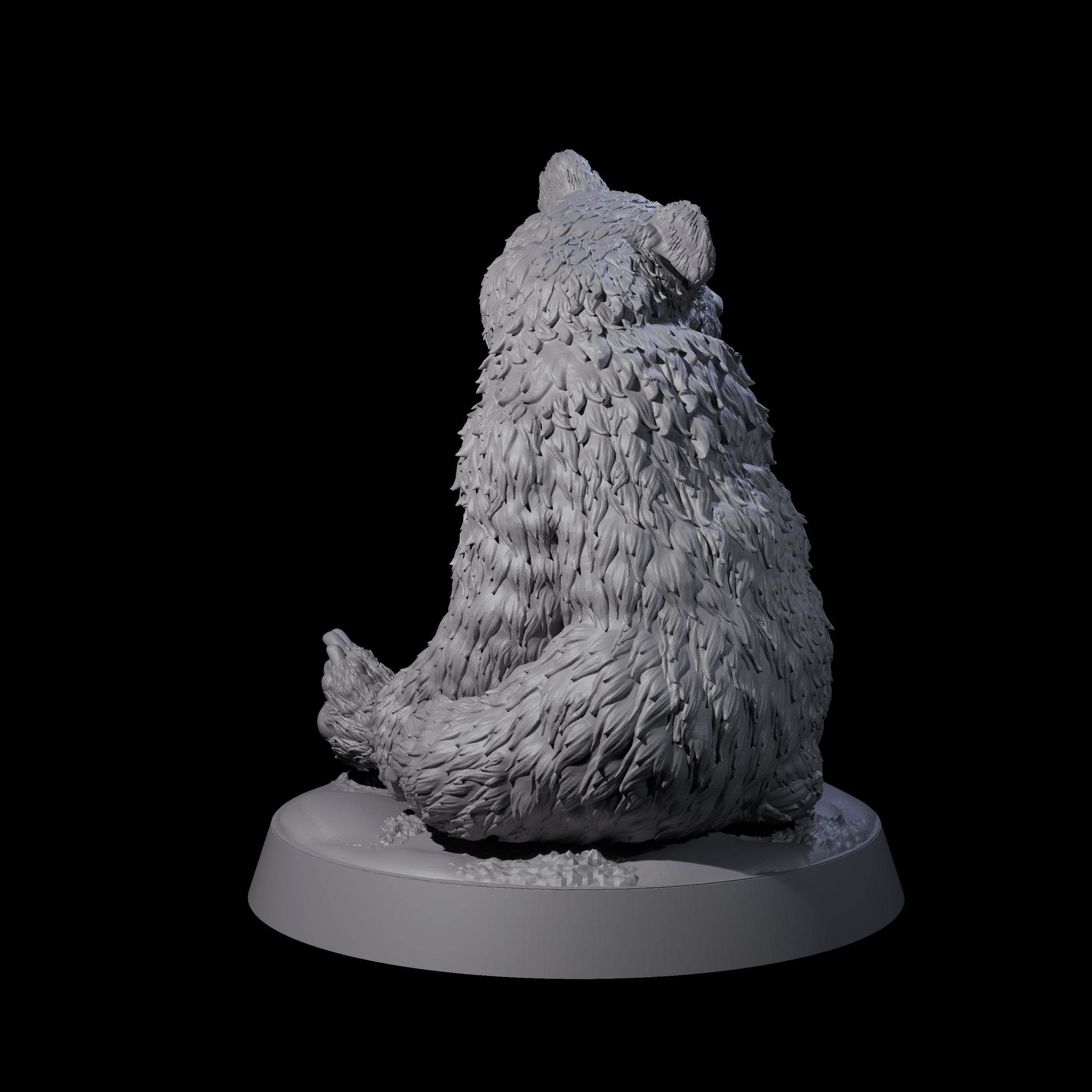 Lonely Bear Cub Miniature for Dungeons and Dragons, Pathfinder or other TTRPGs