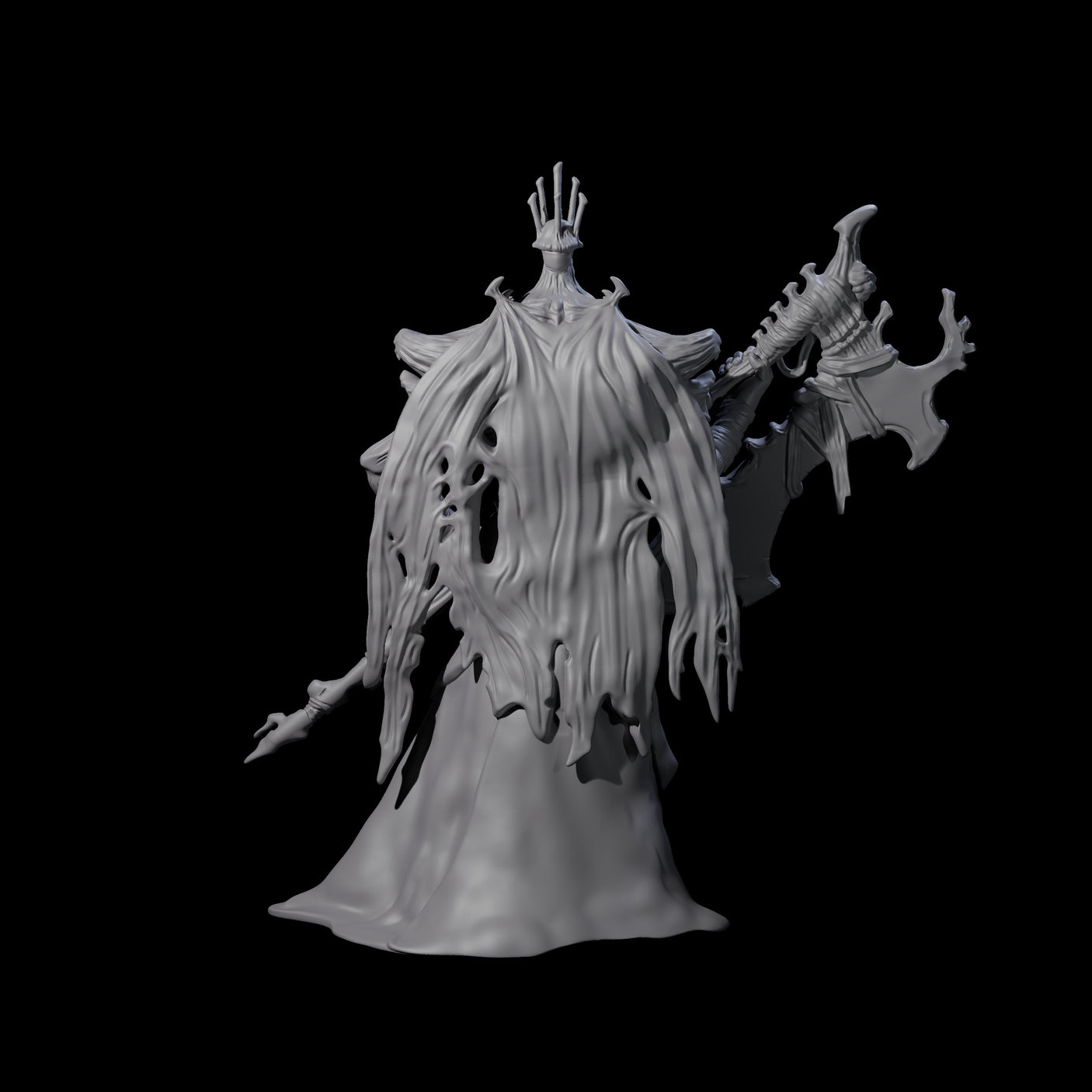 Looming Hell Warden Miniature for Dungeons and Dragons, Pathfinder or other TTRPGs