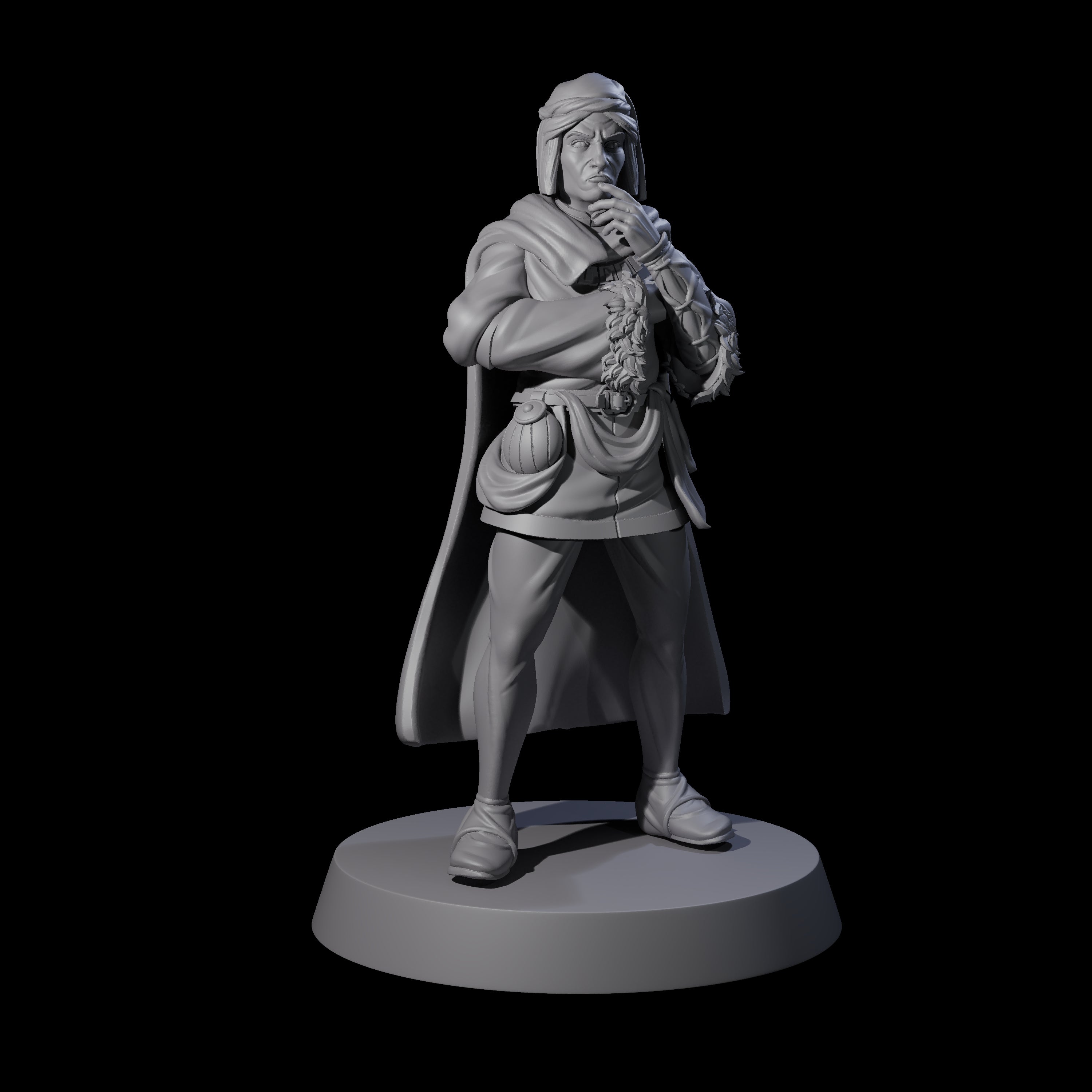 Lorenzo - Thinking Advisor Miniature for Dungeons and Dragons, Pathfinder or other TTRPGs