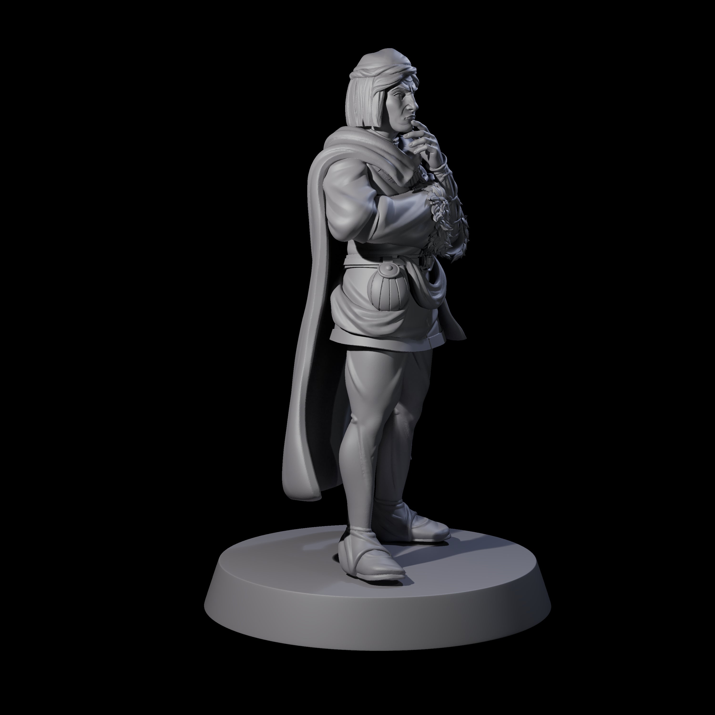 Lorenzo - Thinking Advisor Miniature for Dungeons and Dragons, Pathfinder or other TTRPGs