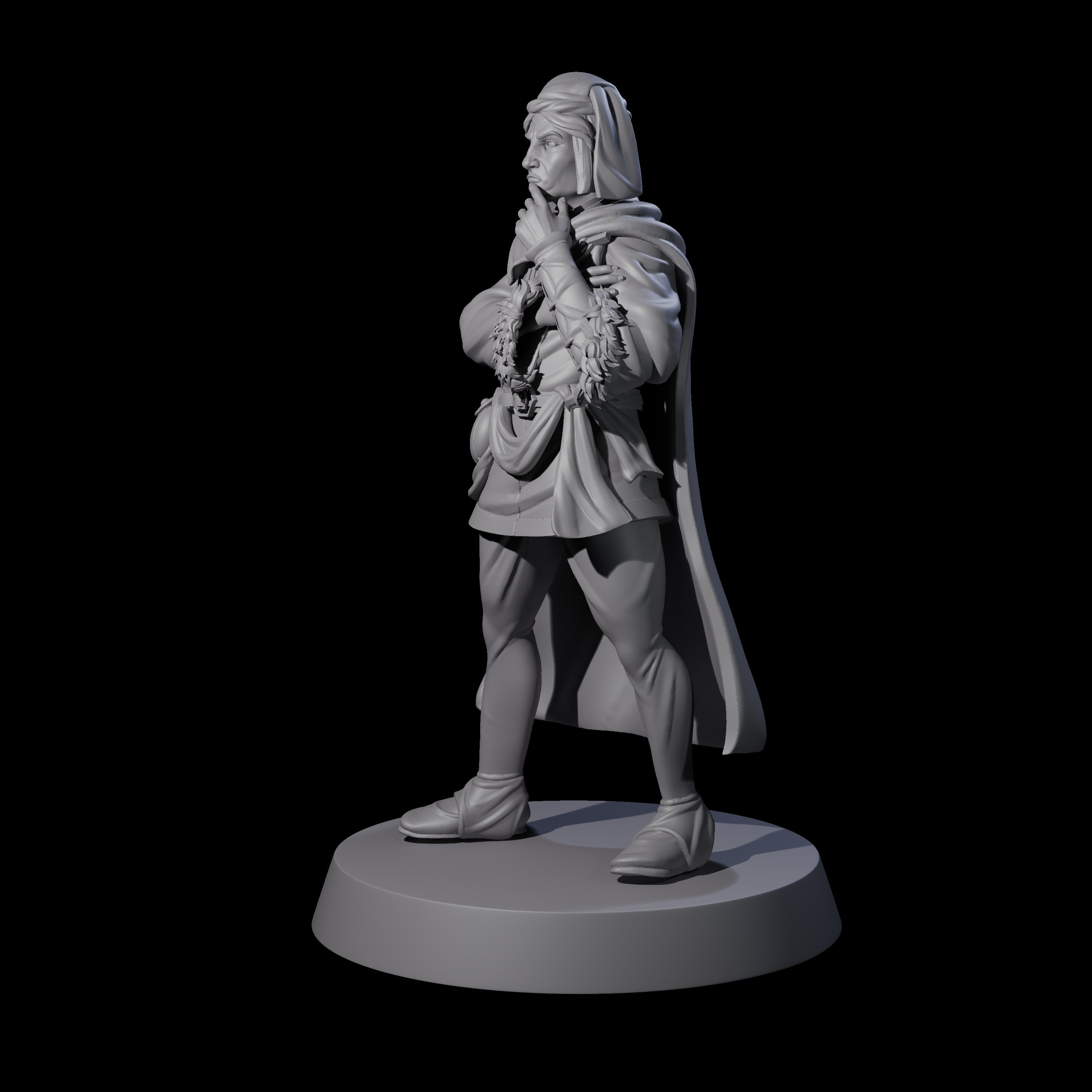 Lorenzo - Thinking Advisor Miniature for Dungeons and Dragons, Pathfinder or other TTRPGs