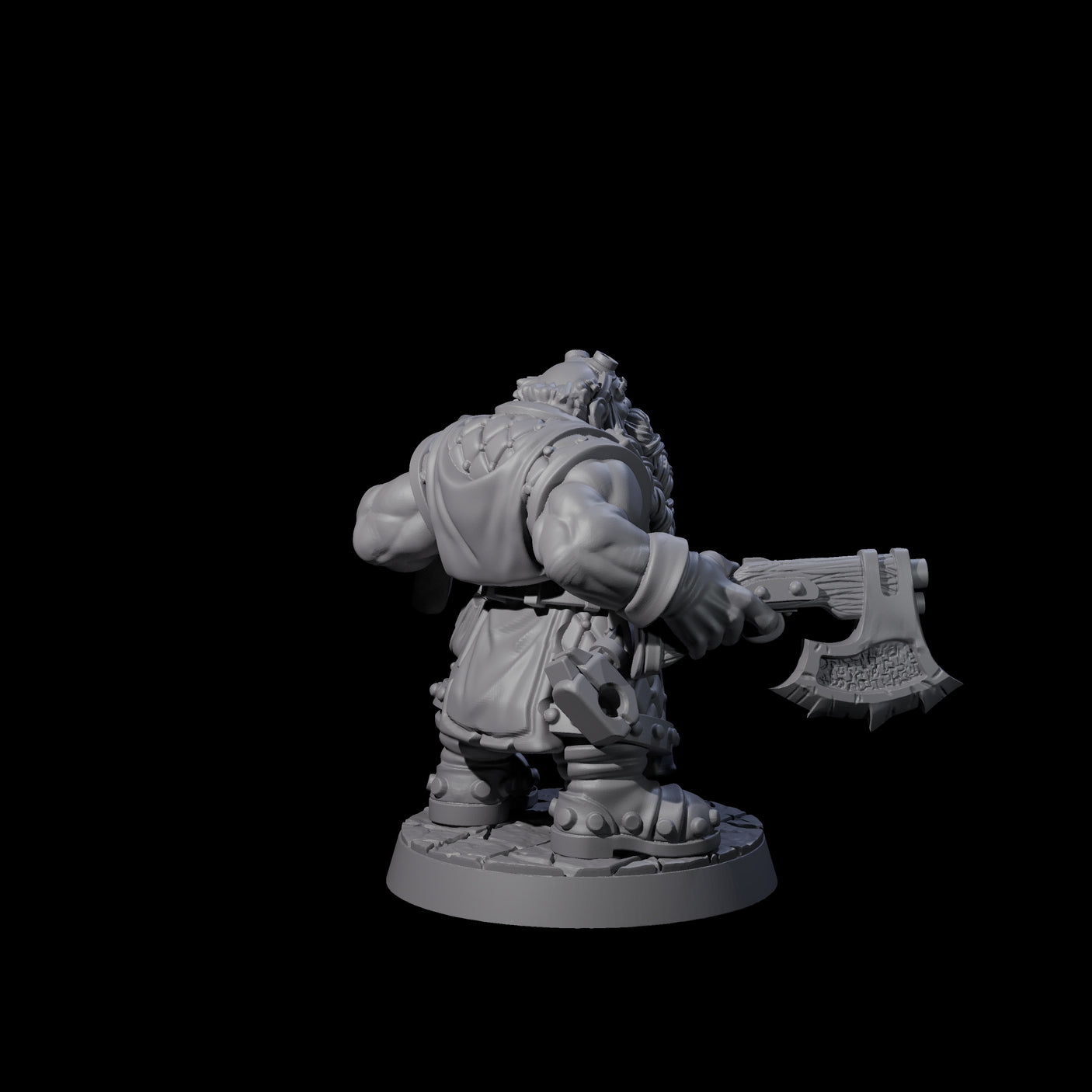 Loving Life Dwarf Gunslinger Miniature for Dungeons and Dragons, Pathfinder or other TTRPGs