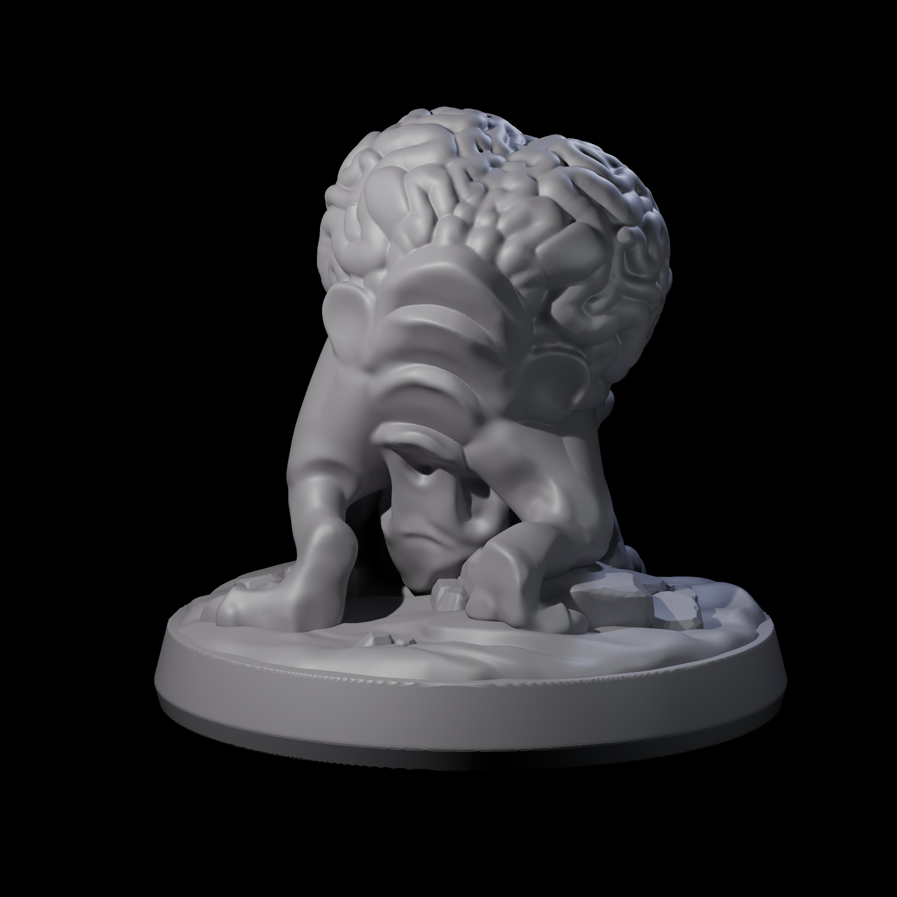 Lumbering Intellect Devourer A Miniature for Dungeons and Dragons, Pathfinder or other TTRPGs