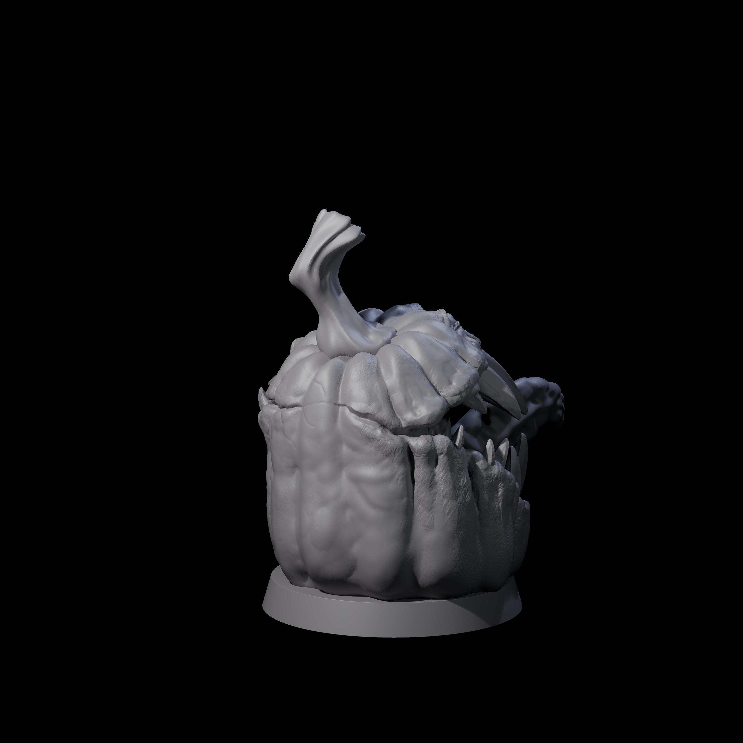 Lunging Pumpkin Mimic Miniature for Dungeons and Dragons, Pathfinder or other TTRPGs