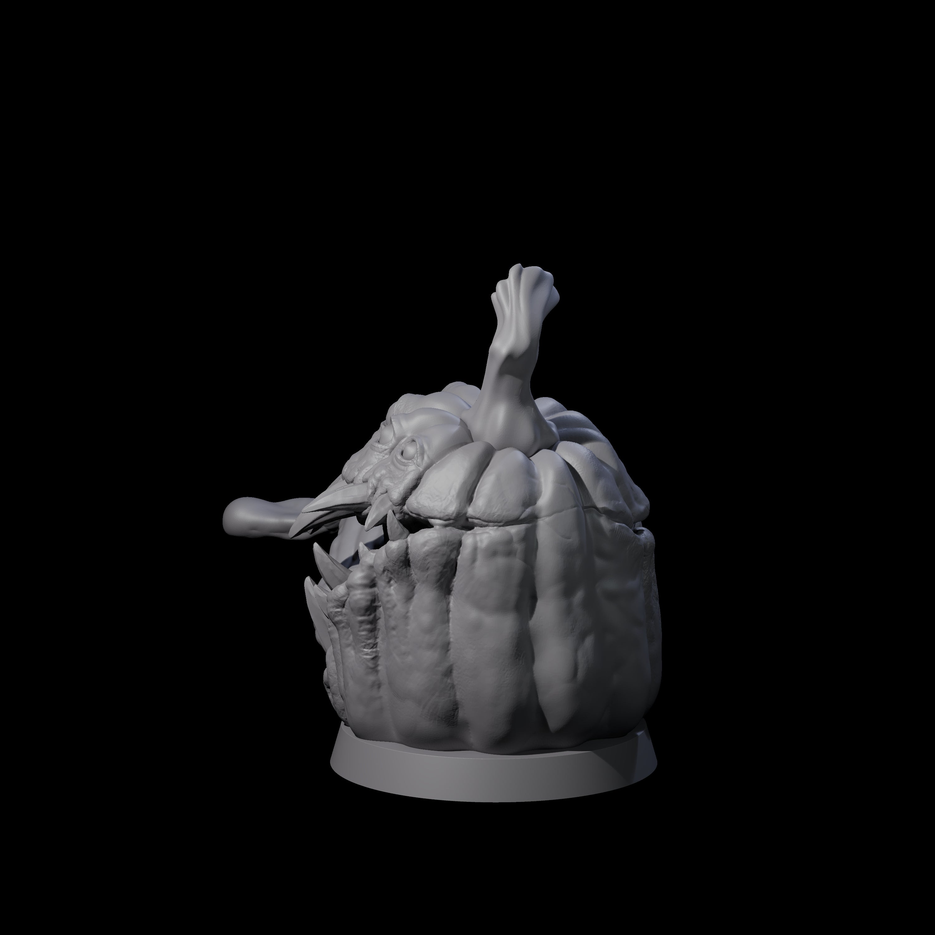 Lunging Pumpkin Mimic Miniature for Dungeons and Dragons, Pathfinder or other TTRPGs